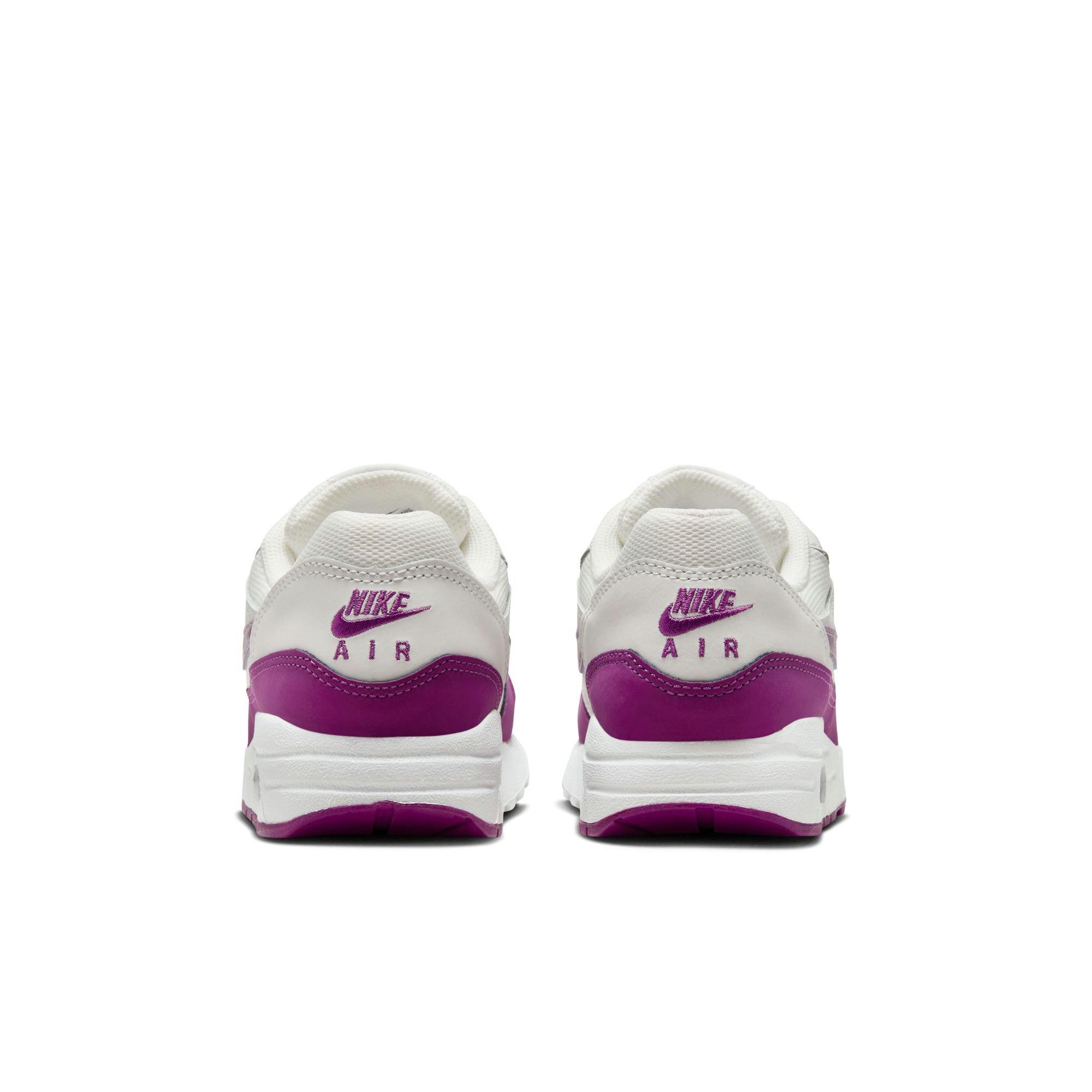 Nike Air Max 1 Grade School Girls' Summit White/Viotech/White Shoe