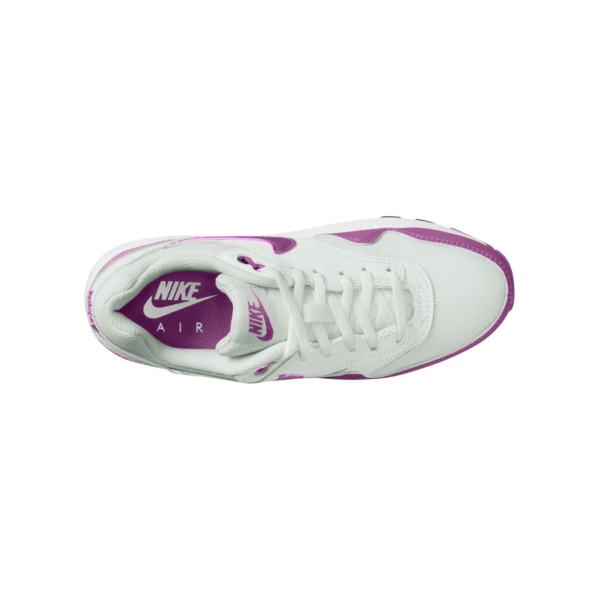 Nike Air Max 1 Grade School Girls' Summit White/Viotech/White Shoe