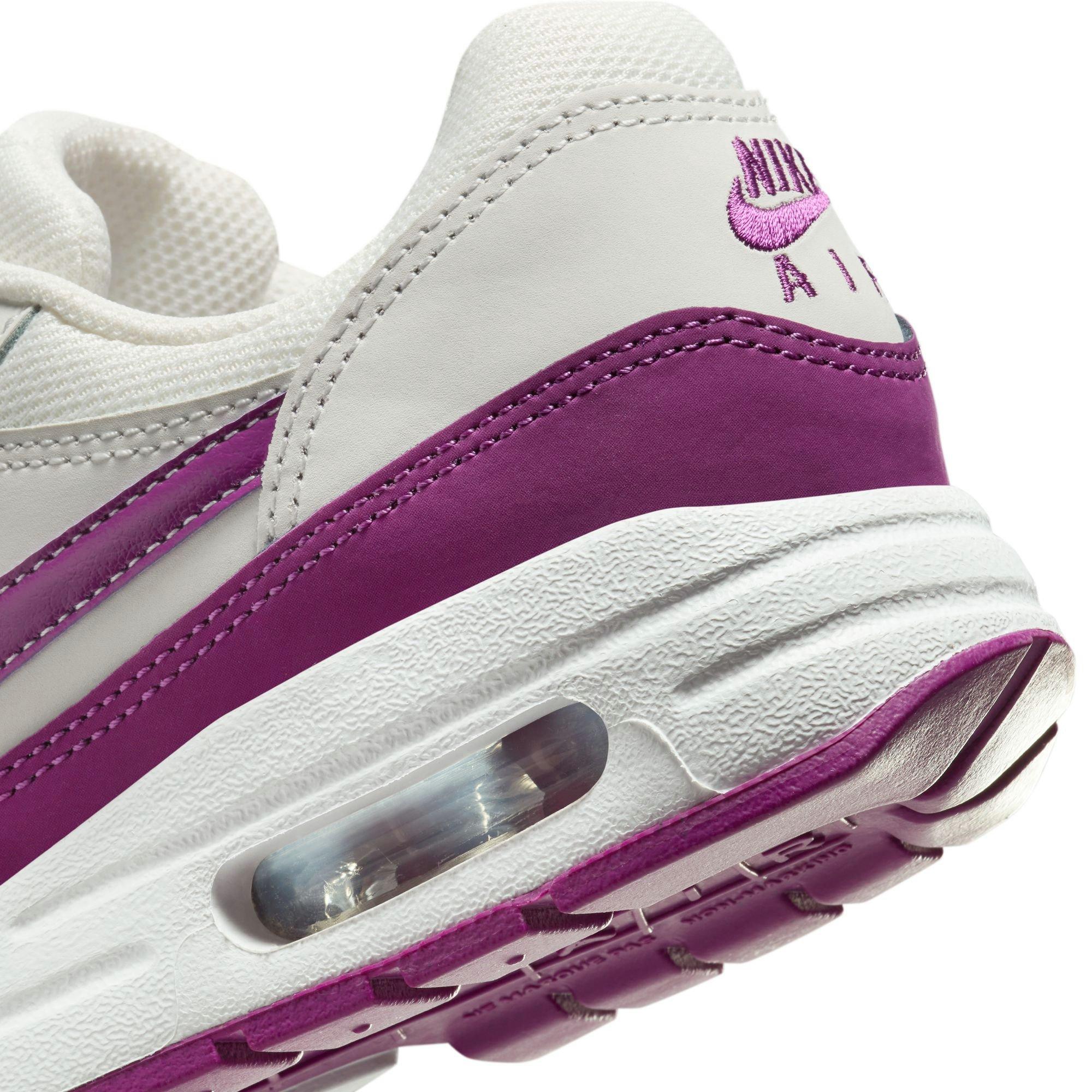 Nike Air Max 1 Grade School Girls' Summit White/Viotech/White Shoe