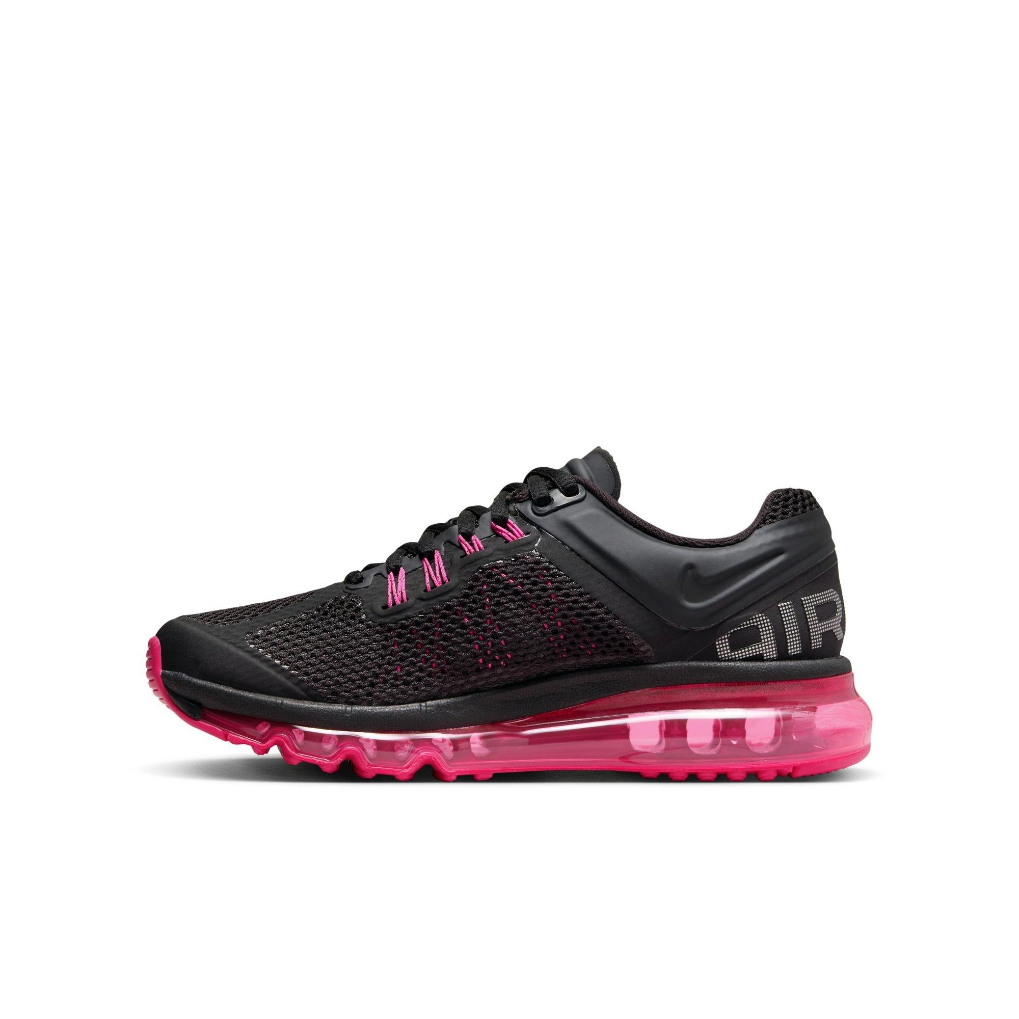 Nike Air Max 2013 "Grey/Pink" Grade School Girls' Shoe - GREY/PINK Thumbnail View 4