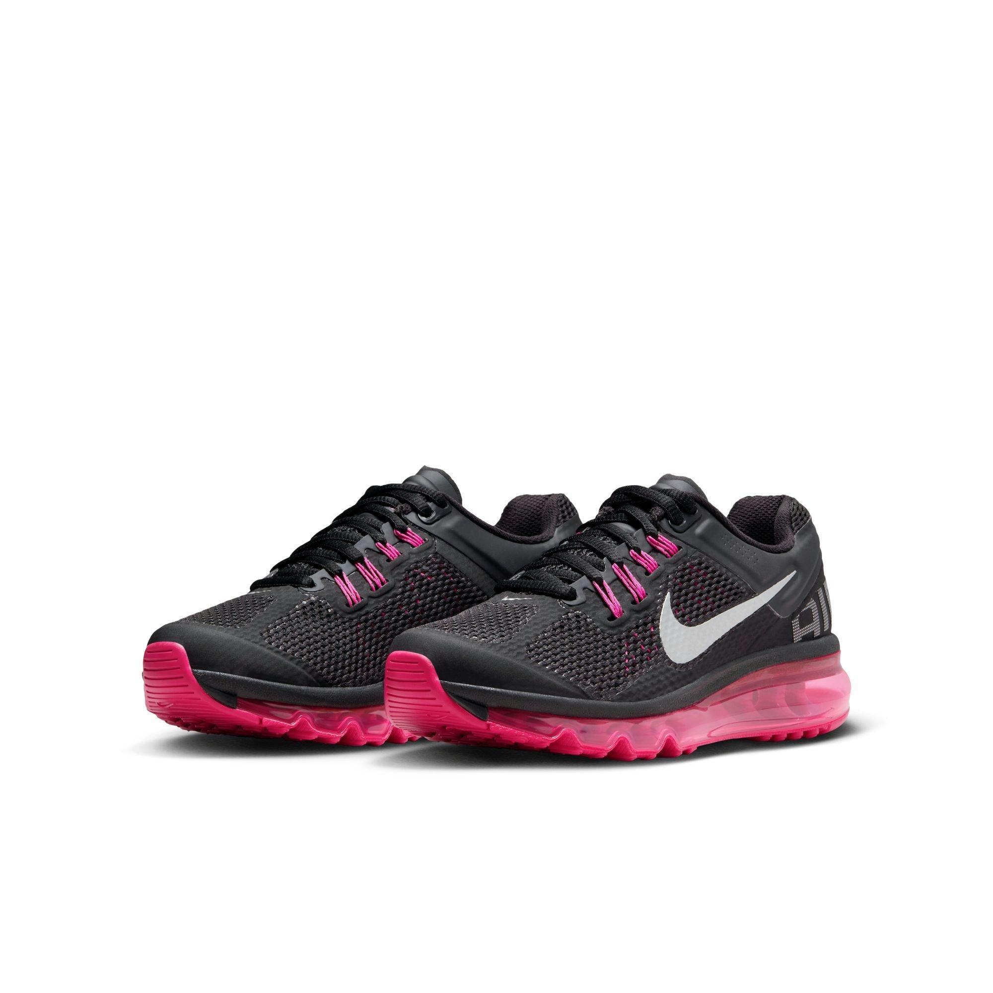 Nike Air Max 2013 "Grey/Pink" Grade School Girls' Shoe - GREY/PINK Thumbnail View 5