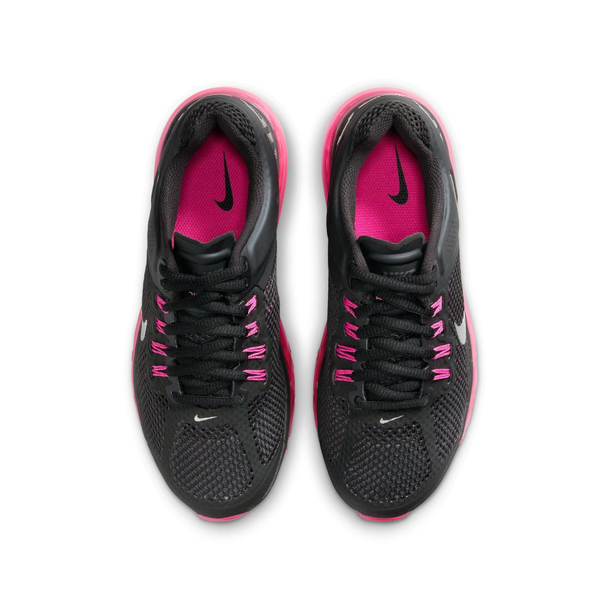 Nike Air Max 2013 "Grey/Pink" Grade School Girls' Shoe - GREY/PINK Thumbnail View 7