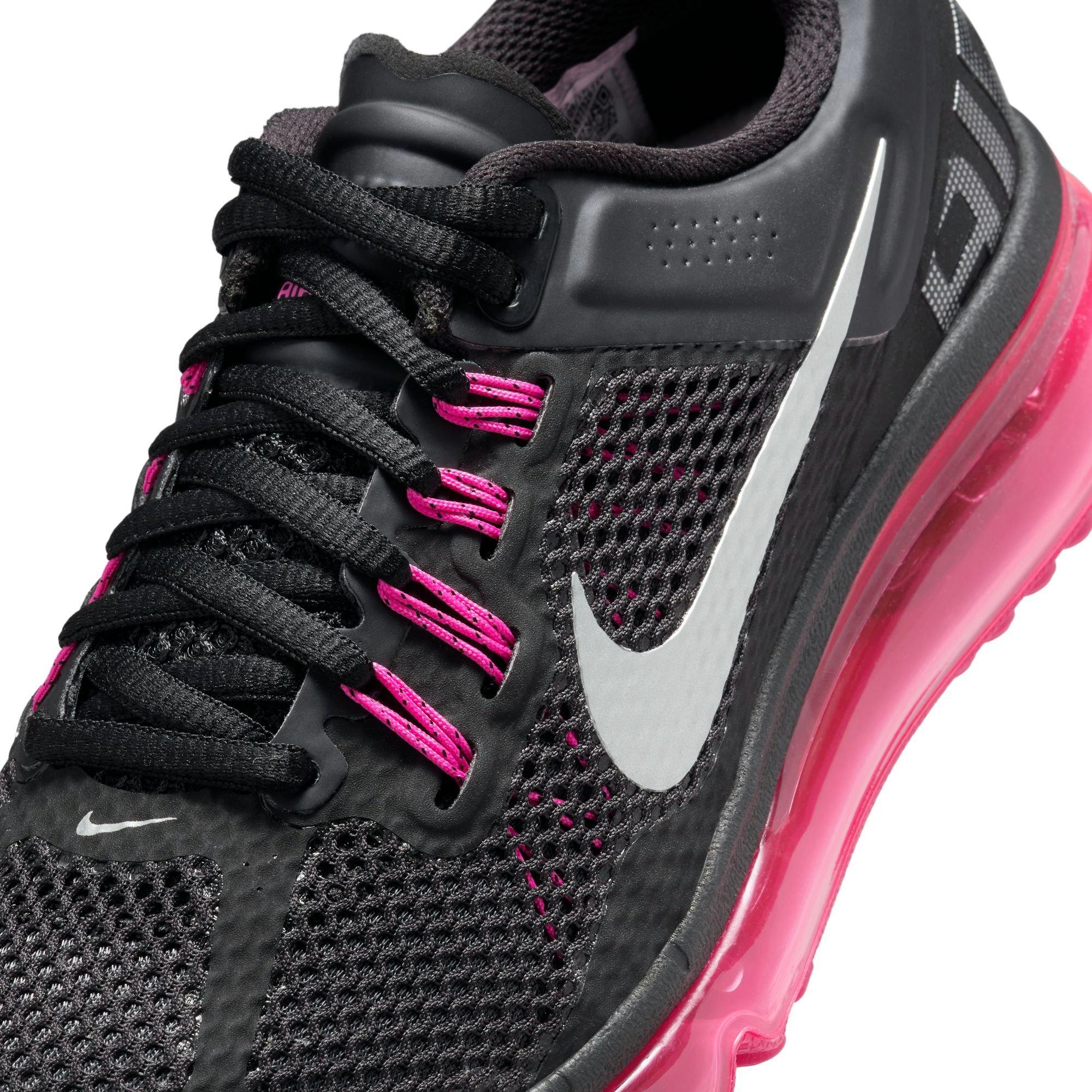 Nike Air Max 2013 Grey Pink Grade School Girls Shoe