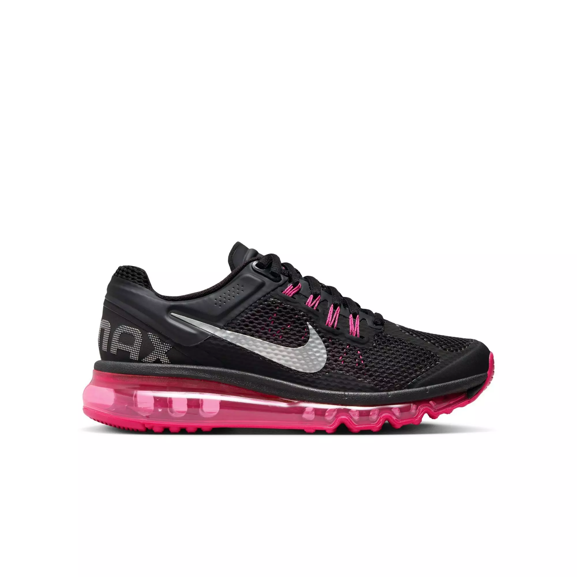 Nike Air Max 2013 "Grey/Pink" Grade School Girls' Shoe - GREY/PINK
