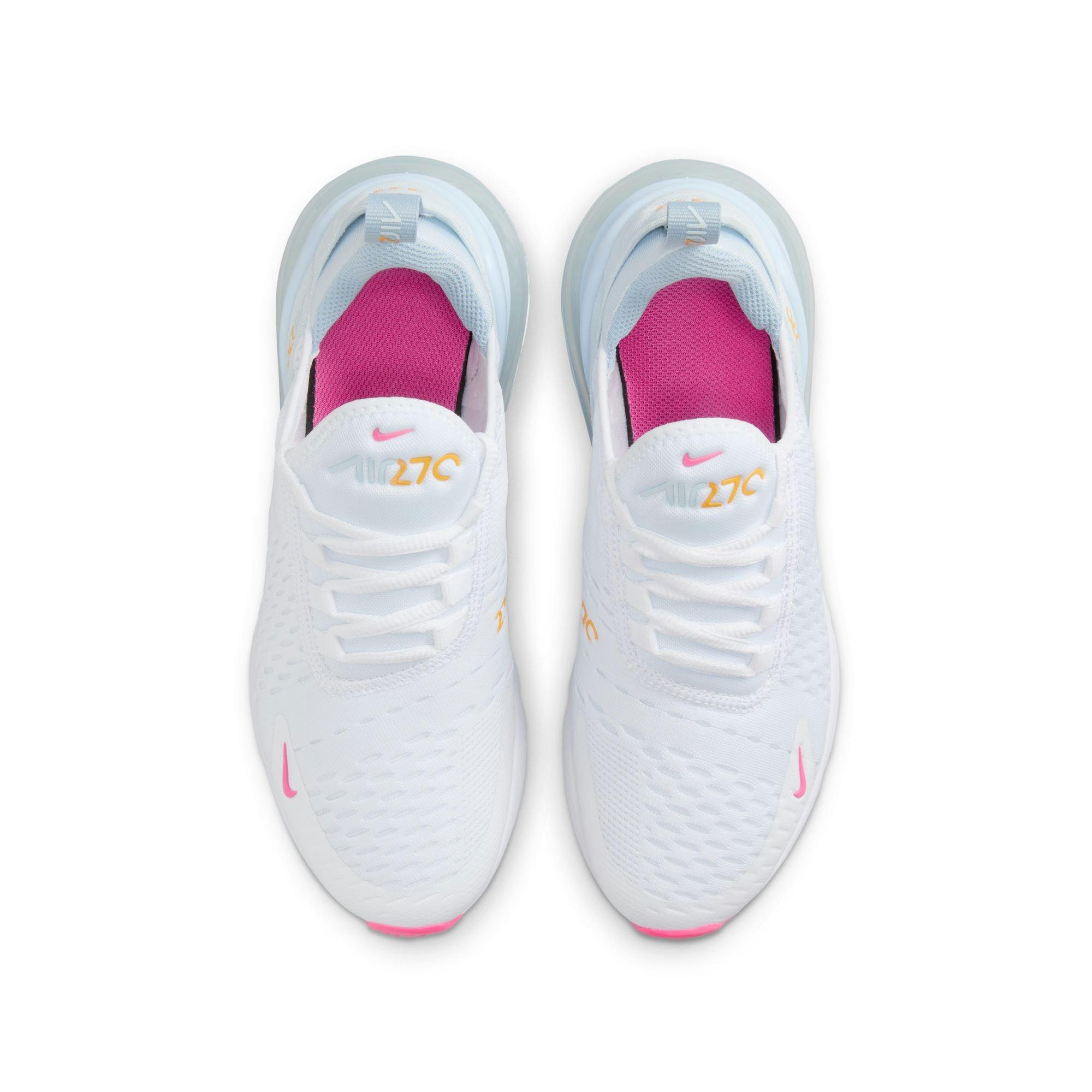 Air max 270 white pink blue deals