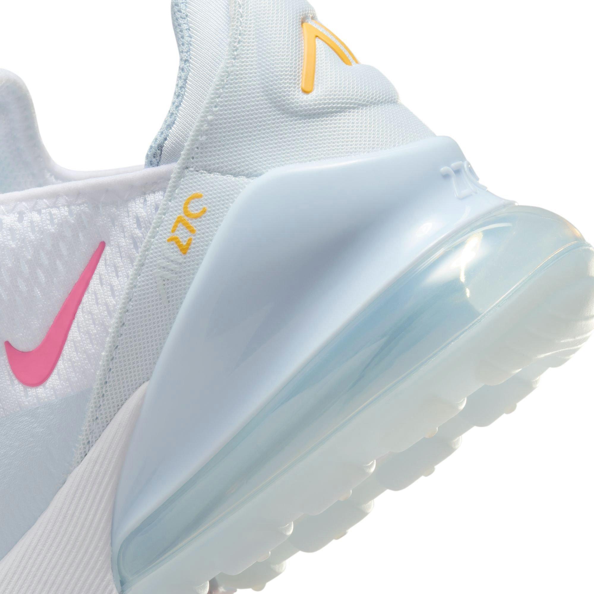 Nike 270 light blue and pink best sale