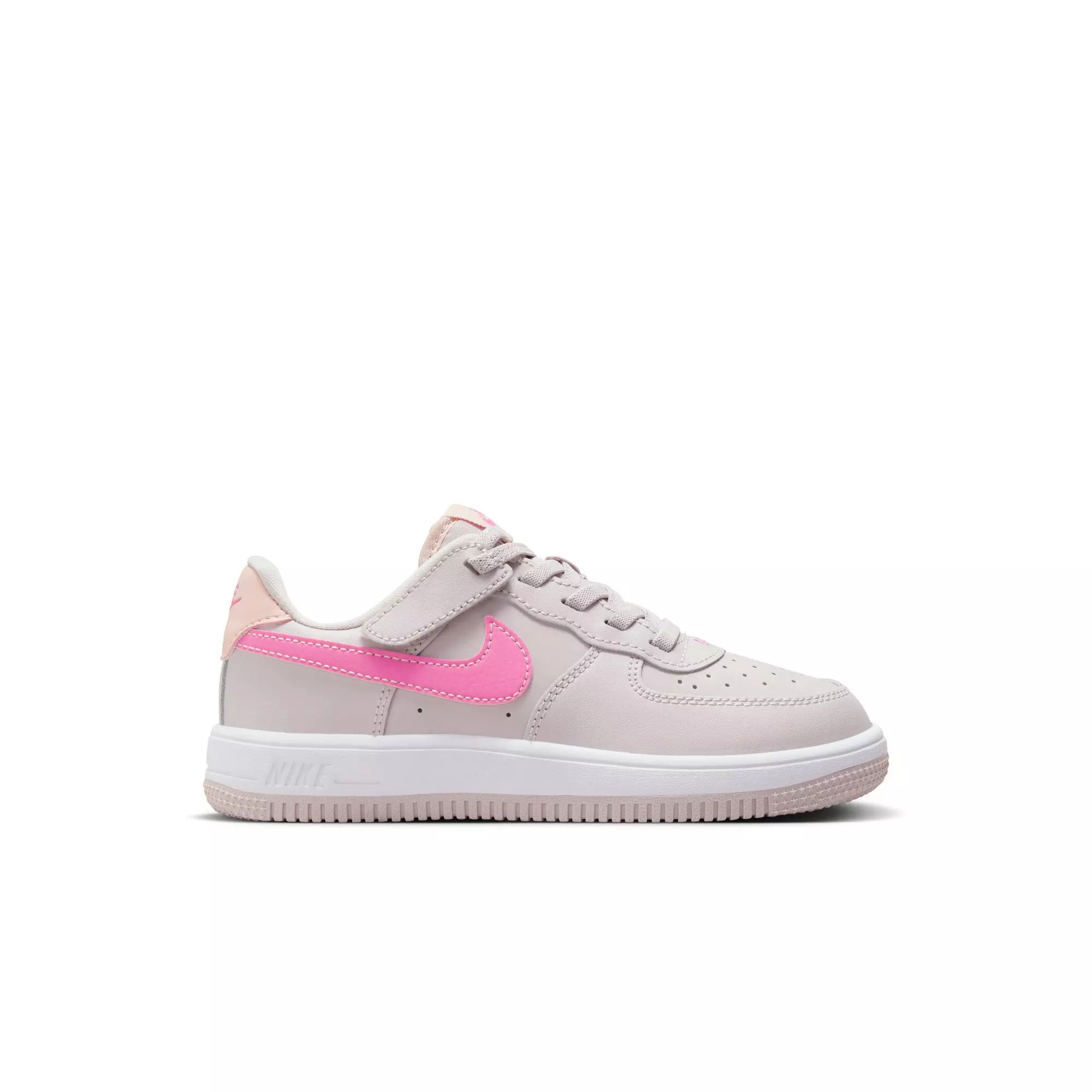 Nike Air Force 1 Low EasyOn "Platinum Violet/Pinksicle/Arctic Orange" Preschool Girls' Shoe - WHITE/PURPLE