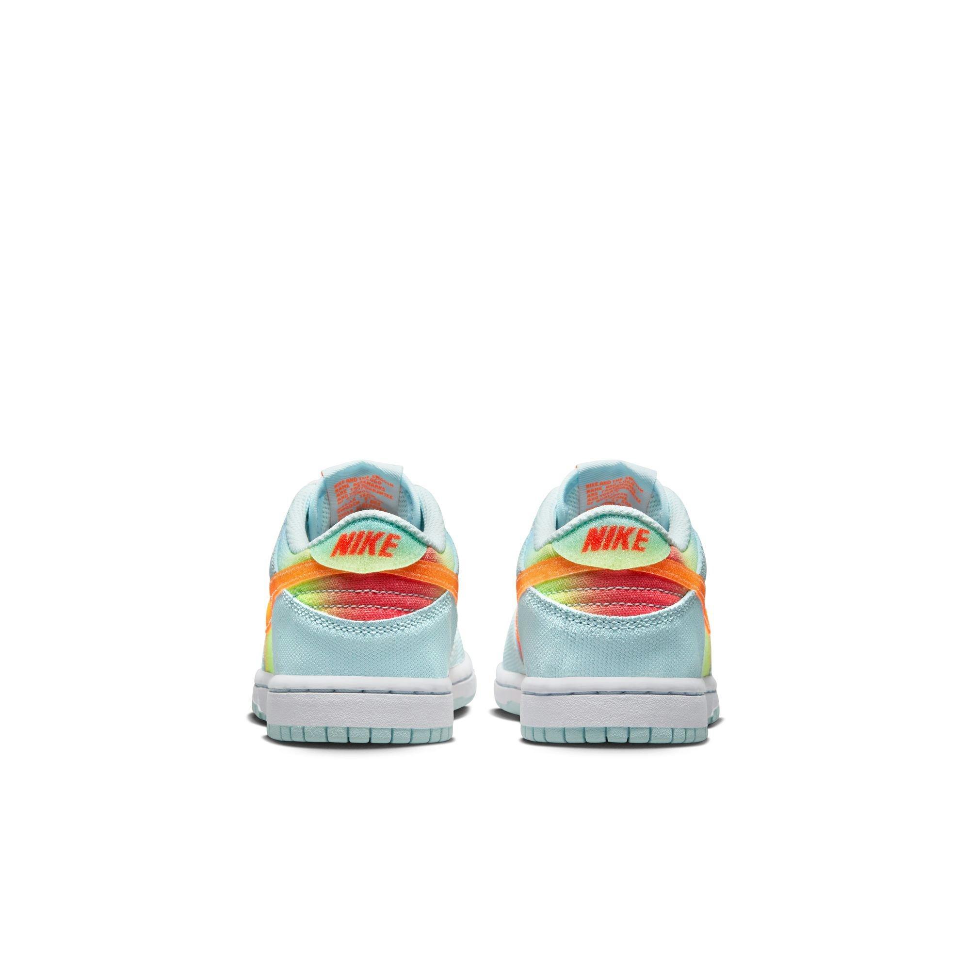 Nike Dunk Low "Cool Drip" Preschool Kids' Shoe - MULTI-COLOR Thumbnail View 8