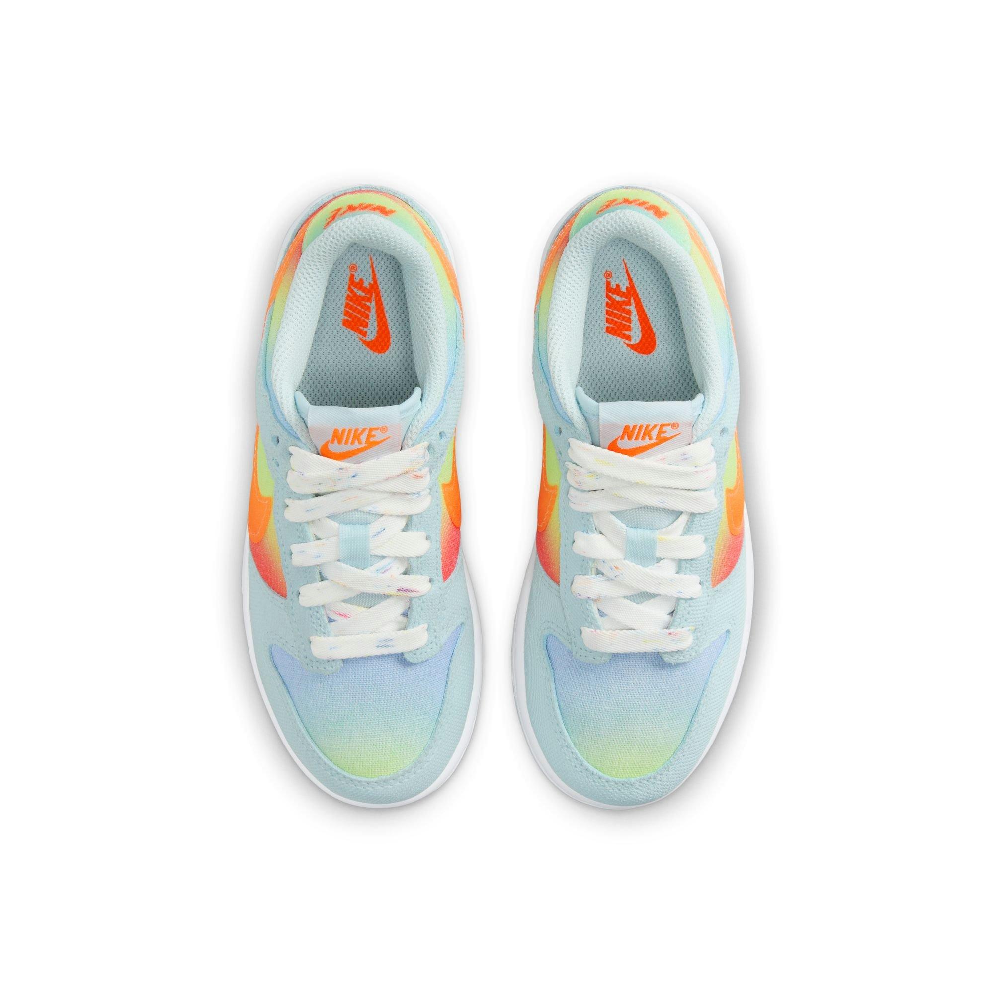 Nike Dunk Low "Cool Drip" Preschool Kids' Shoe - MULTI-COLOR Thumbnail View 9
