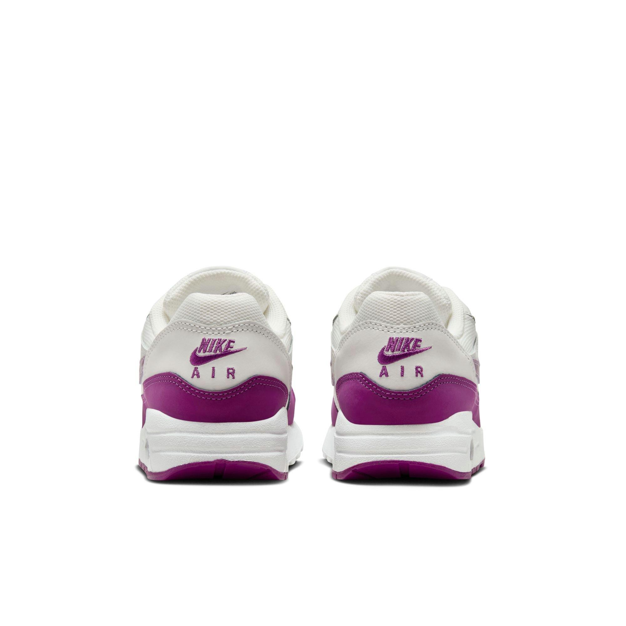 Nike Air Max 1 Preschool Girls' "Summit White/Viotech/White" Shoe