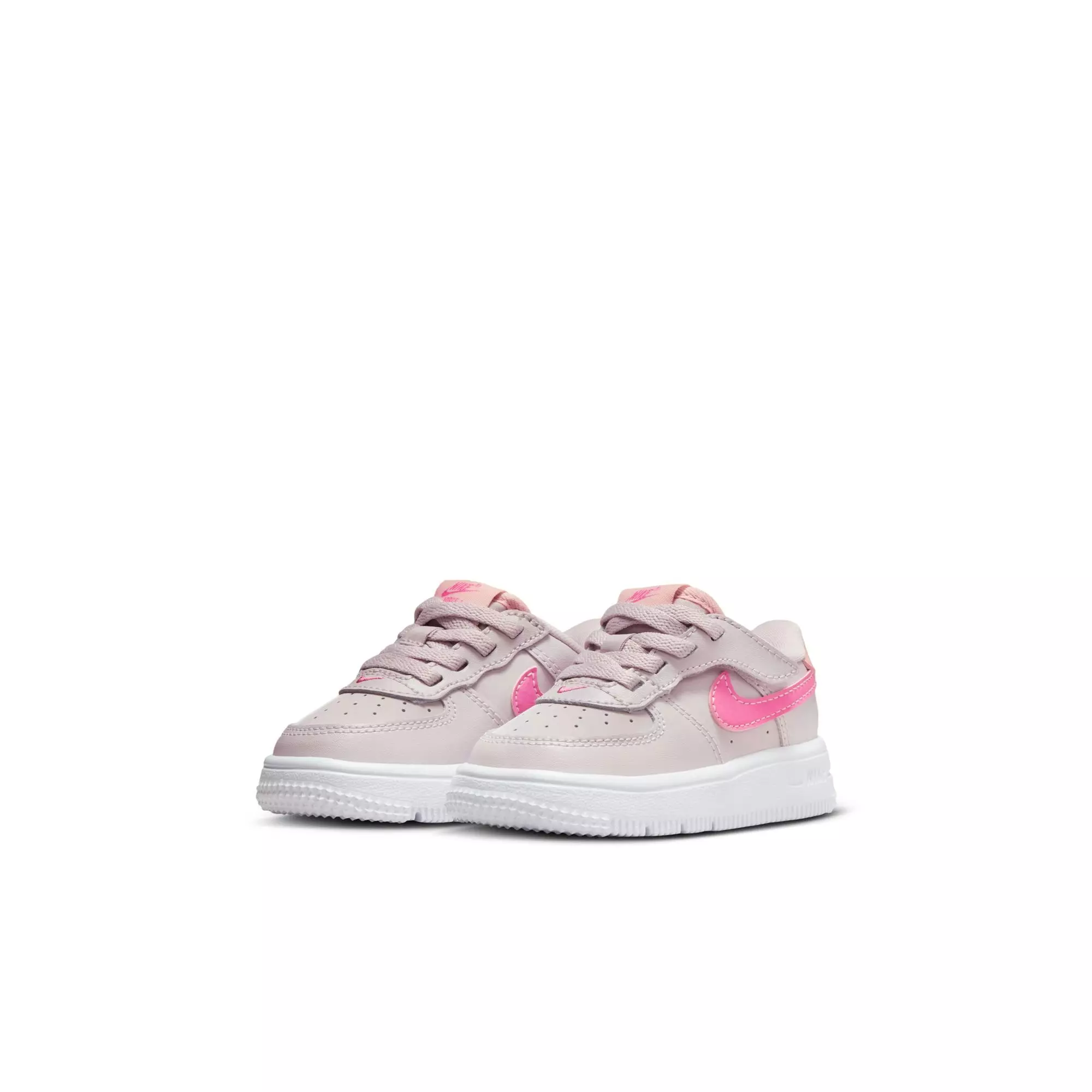 Nike Air Force 1 Low EasyOn "Platinum Violet/Pinksicle/Arctic Orange" Toddler Girls' Shoe - WHITE/PURPLE