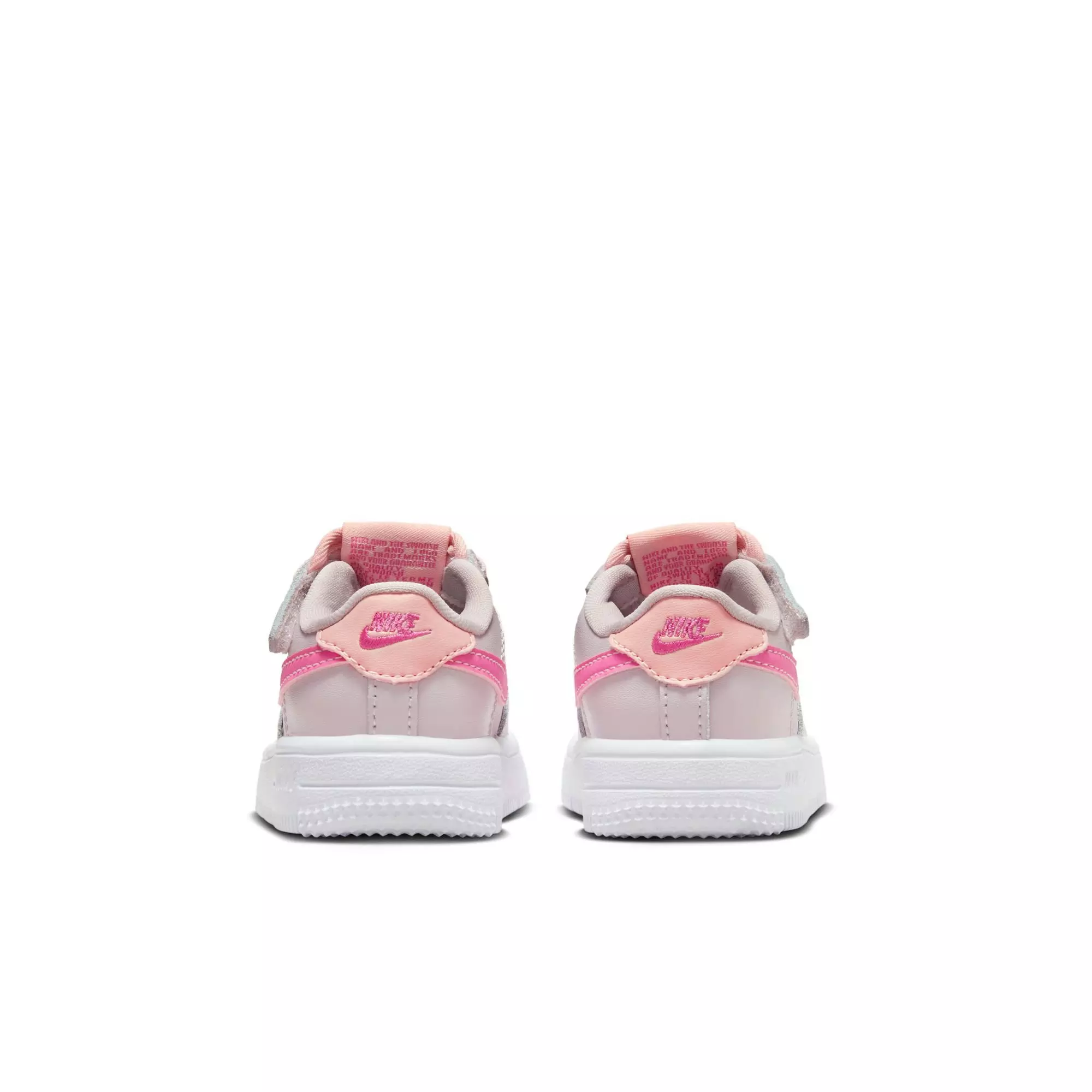 Nike Air Force 1 Low EasyOn "Platinum Violet/Pinksicle/Arctic Orange" Toddler Girls' Shoe - WHITE/PURPLE
