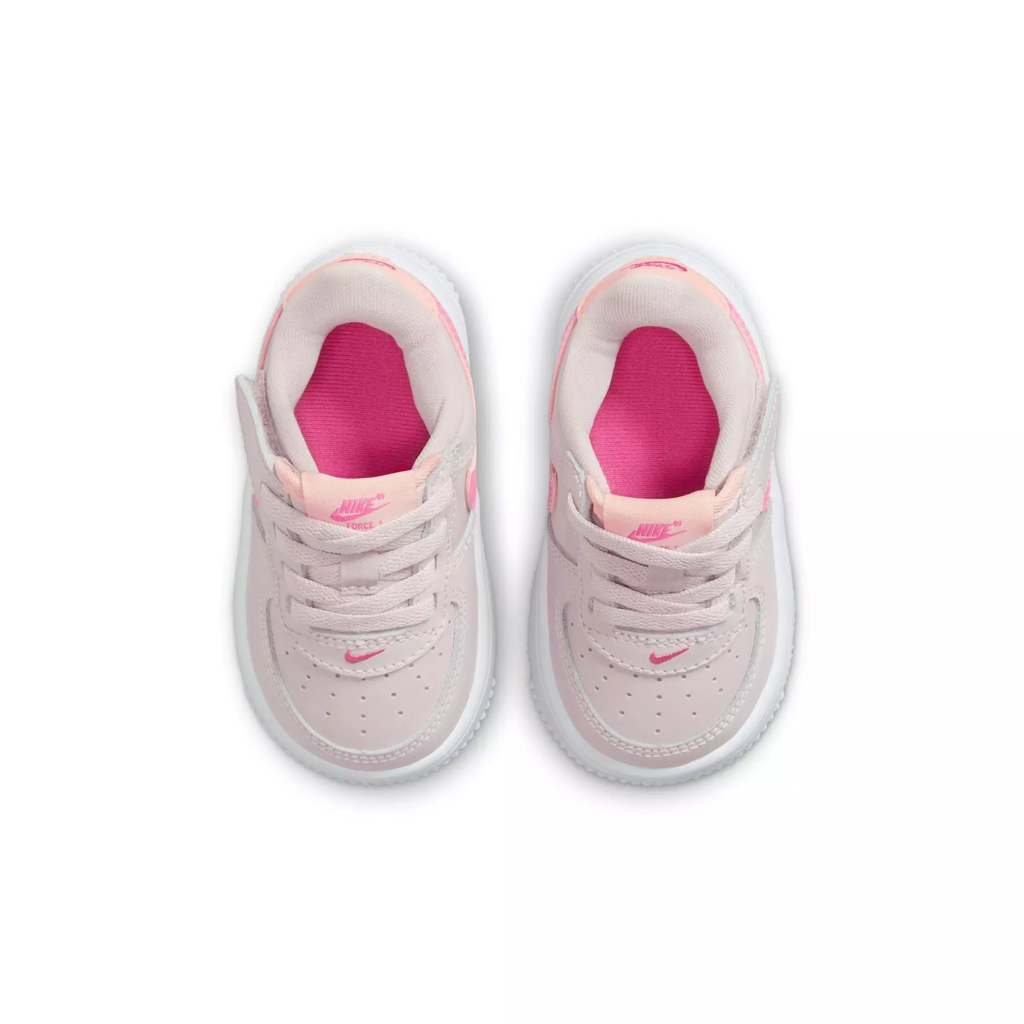 Nike Air Force 1 Low EasyOn "Platinum Violet/Pinksicle/Arctic Orange" Toddler Girls' Shoe - WHITE/PURPLE