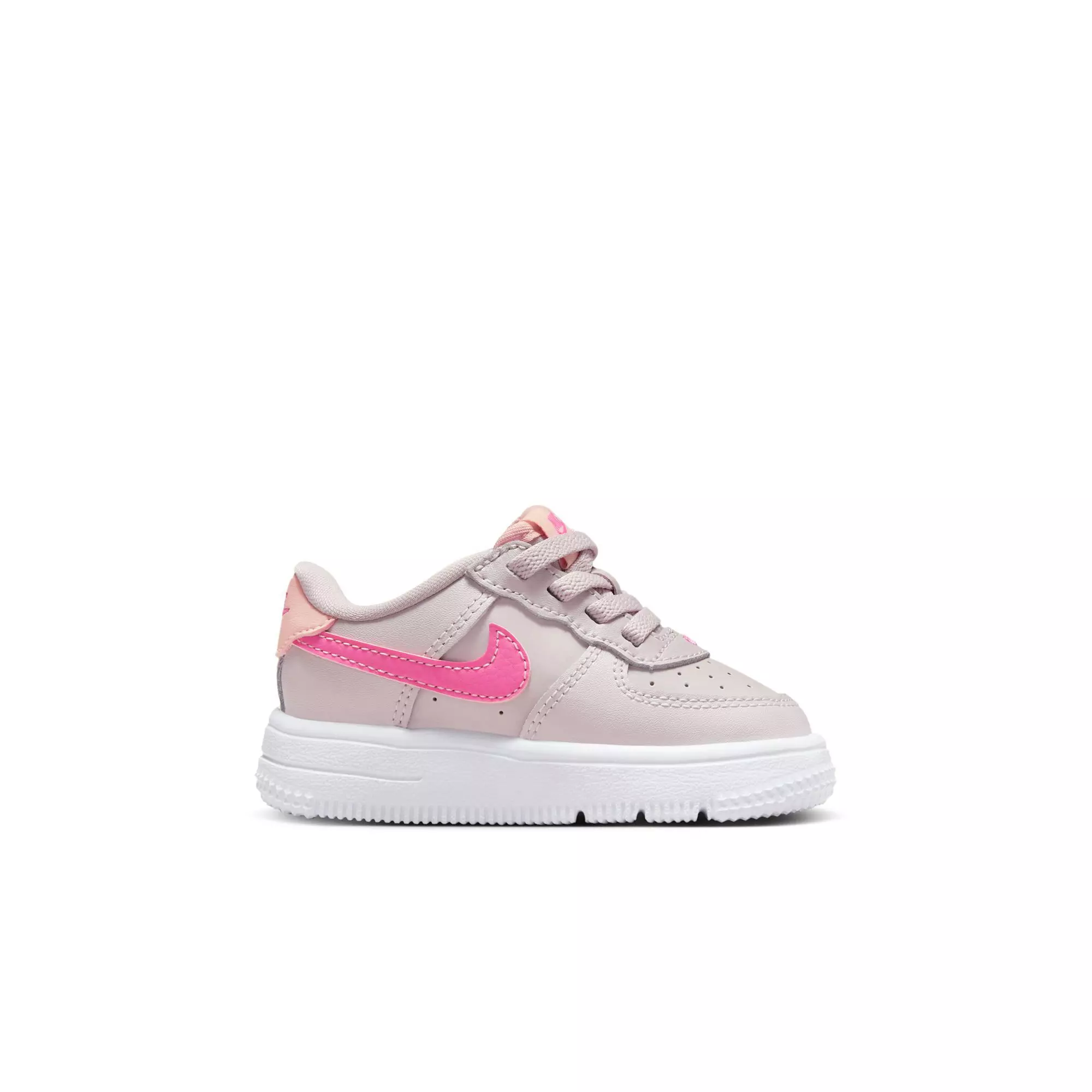 Nike Air Force 1 Low EasyOn "Platinum Violet/Pinksicle/Arctic Orange" Toddler Girls' Shoe - WHITE/PURPLE