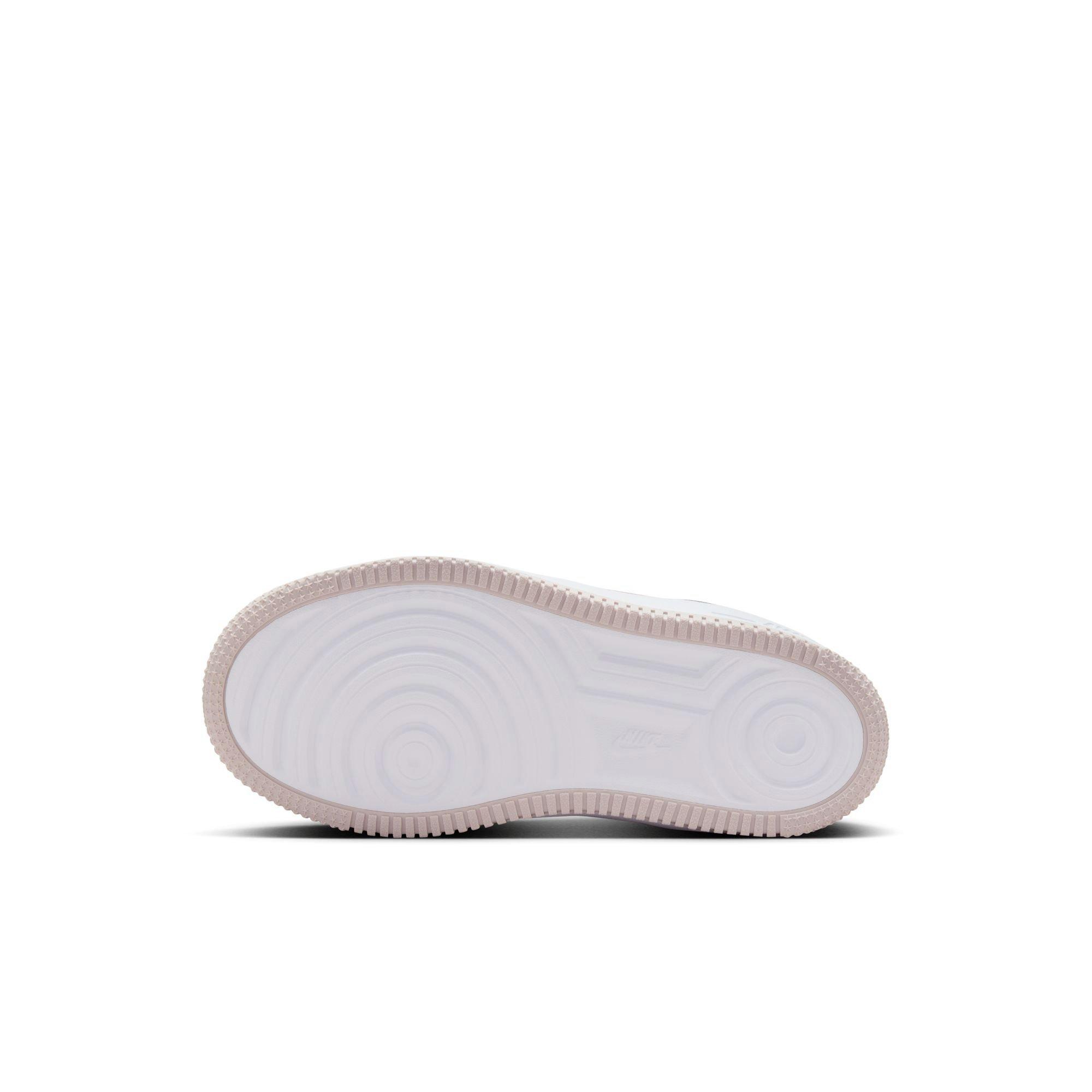 Nike Air Force 1 Low EasyOn "Platinum Violet/Pinksicle" Toddler Girls' Shoe - WHITE/PURPLE Thumbnail View 9