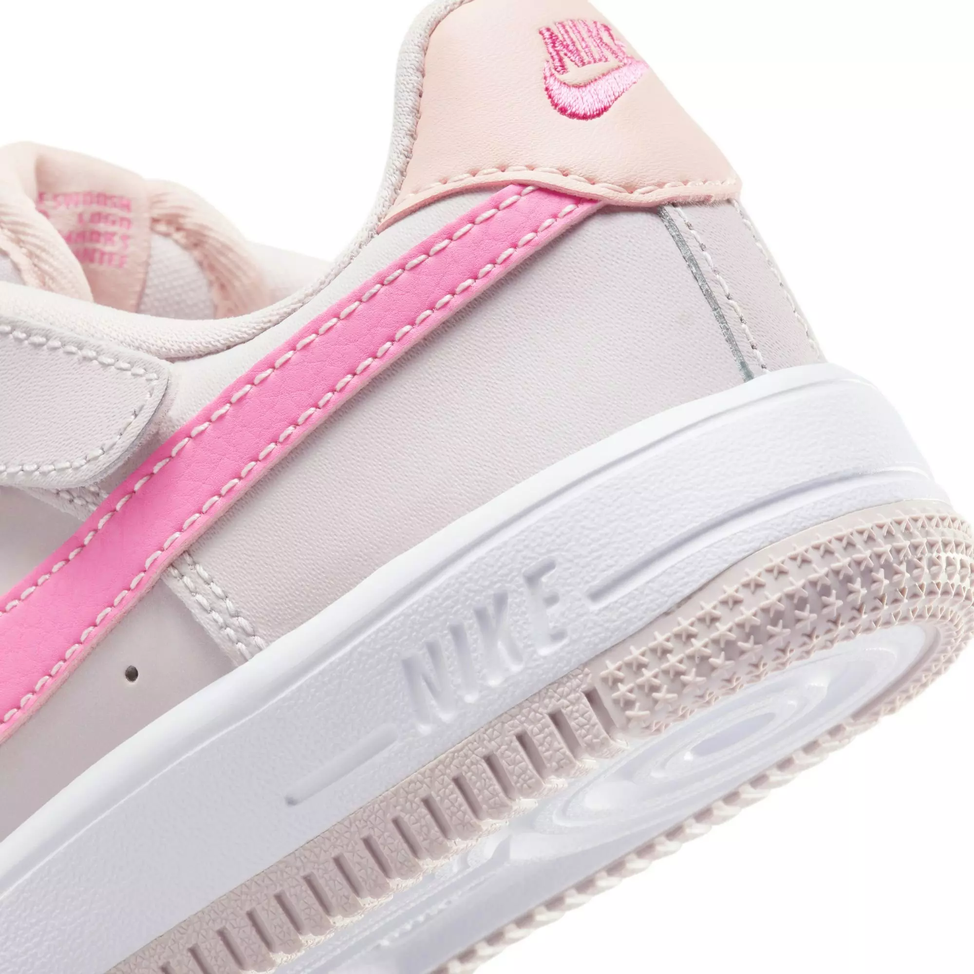 Nike Air Force 1 Low EasyOn "Platinum Violet/Pinksicle" Toddler Girls' Shoe - WHITE/PURPLE