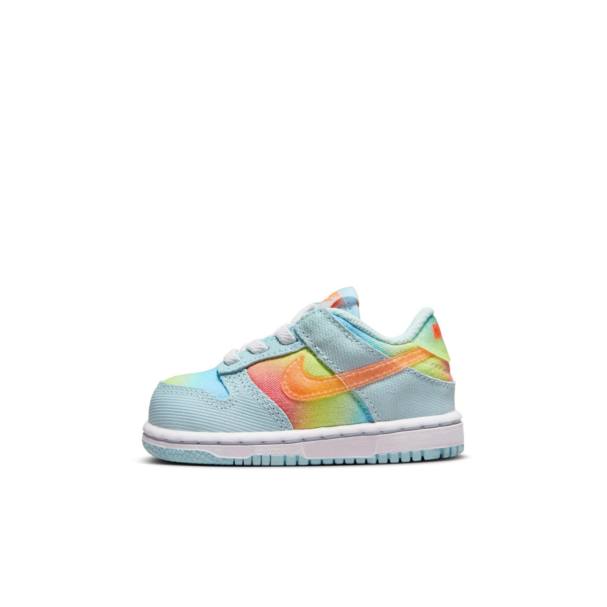 Nike Dunk Low "Cool Drip" Toddler Kids' Shoe - MULTI-COLOR Thumbnail View 3