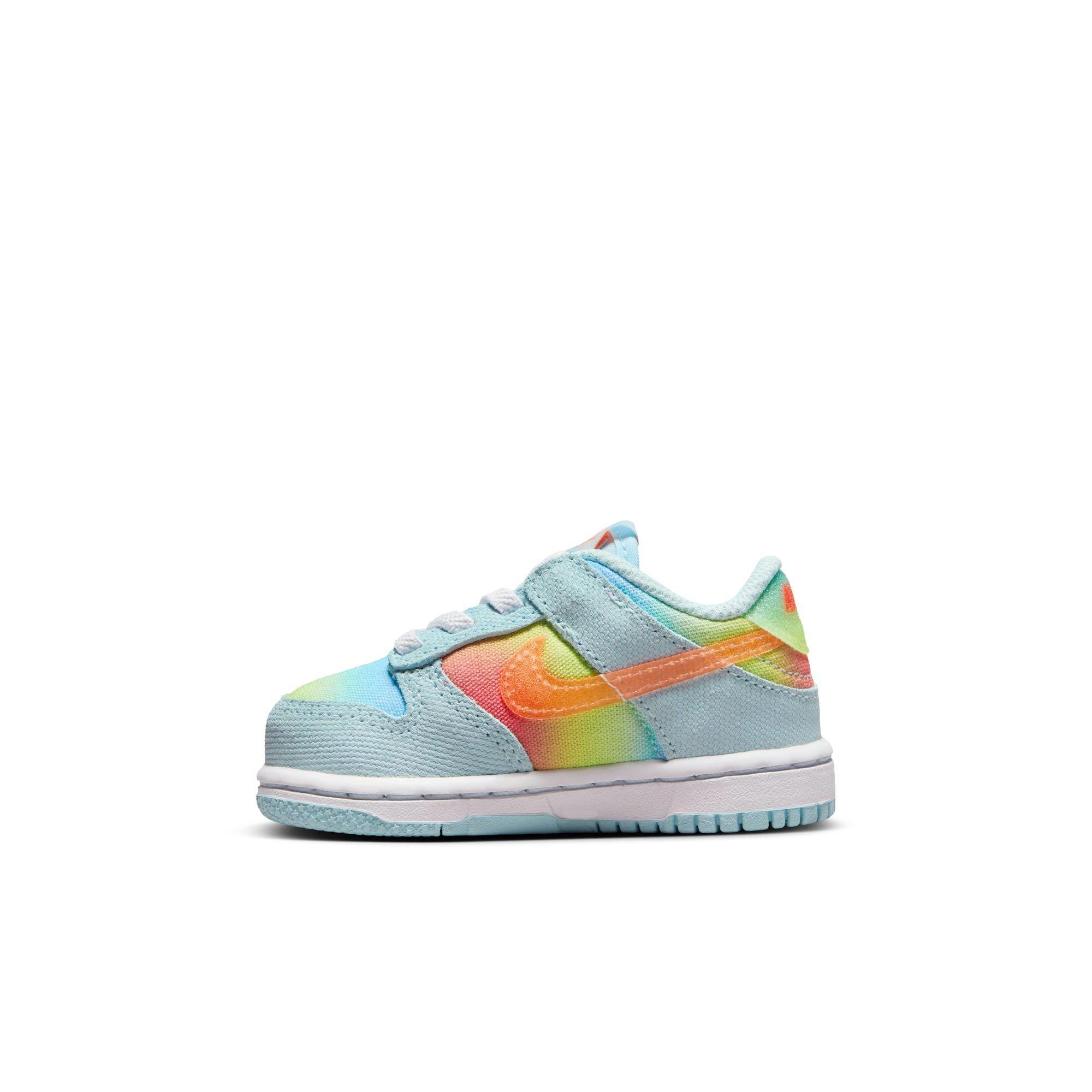 Nike Dunk Low "Cool Drip" Toddler Kids' Shoe - MULTI-COLOR Thumbnail View 4