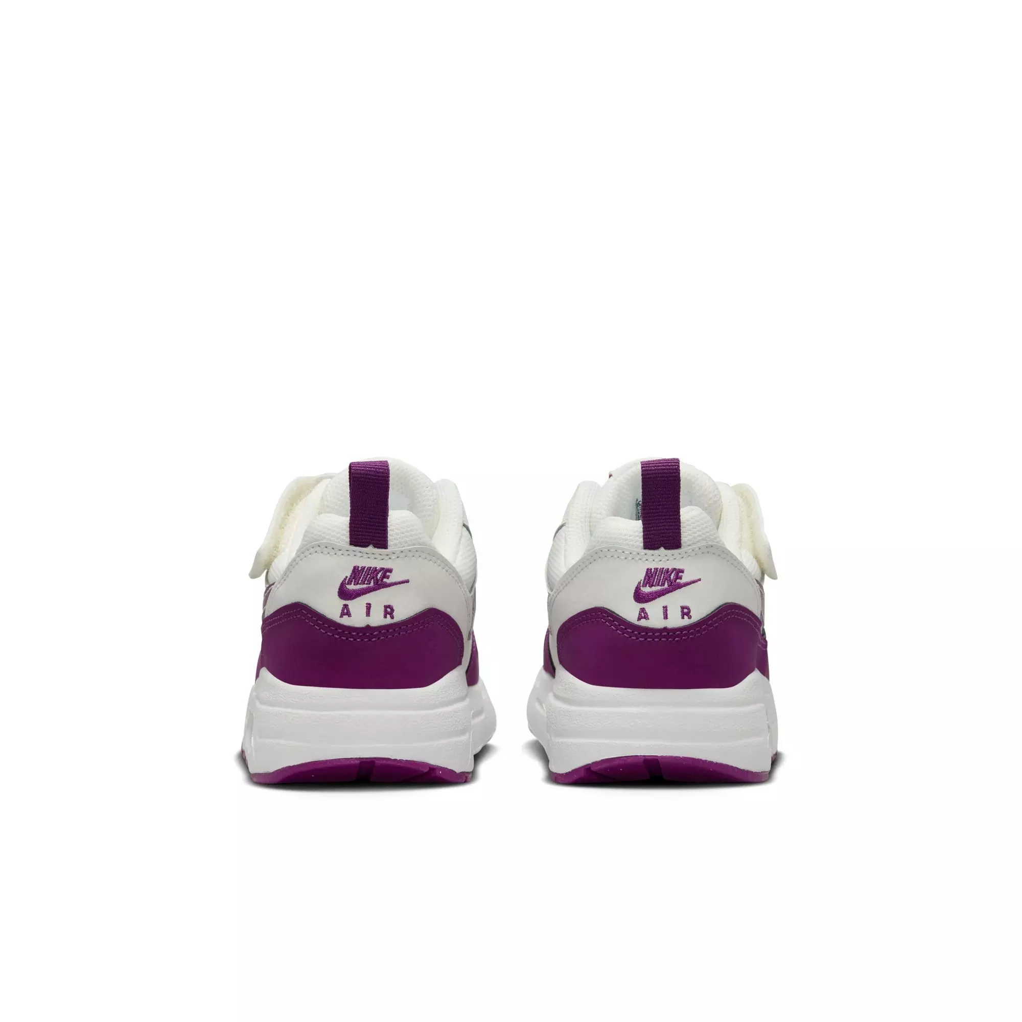 Nike Air Max 1 "Summit White/Viotech/White" Toddler Girls' Shoe - WHITE/PURPLE