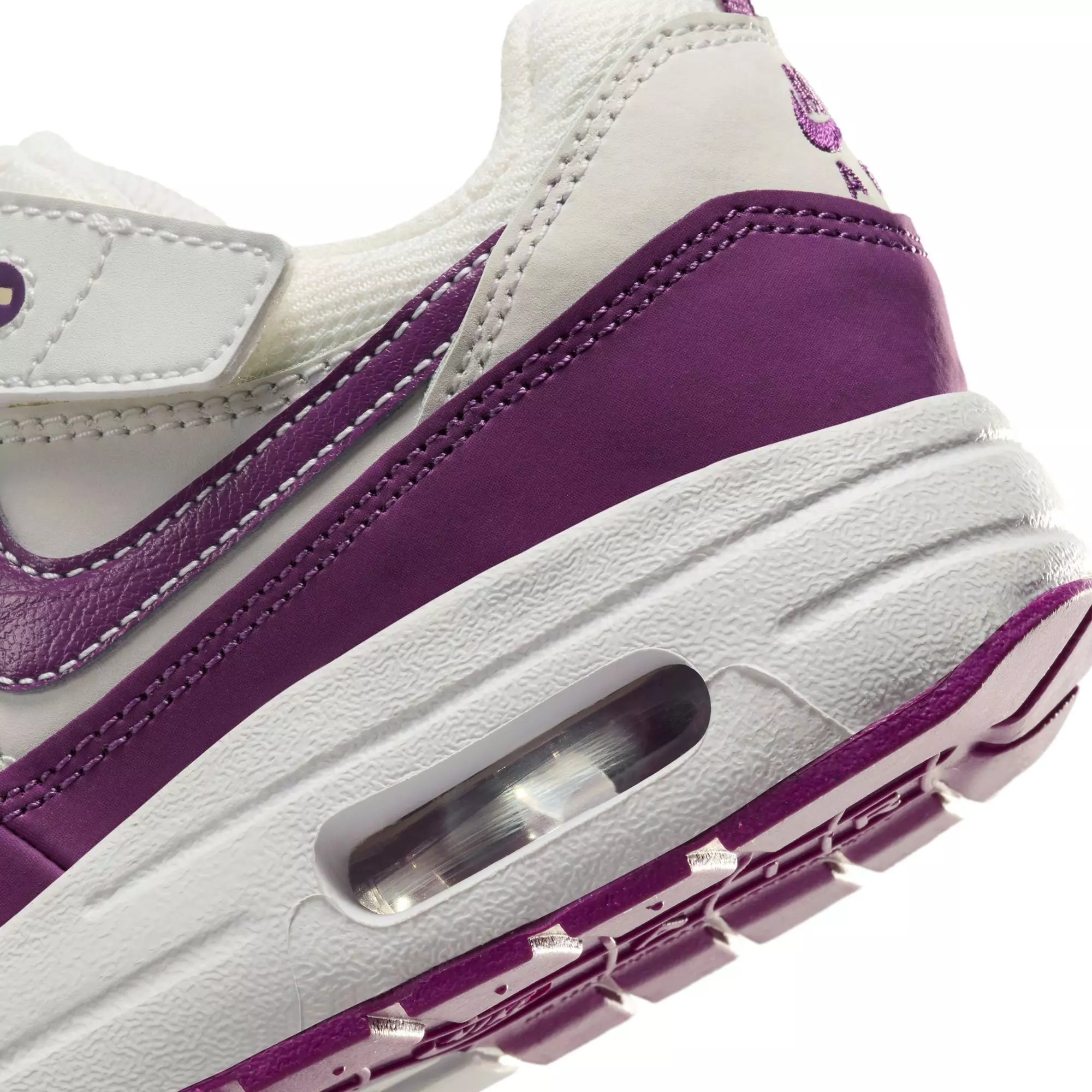 Nike Air Max 1 "Summit White/Viotech/White" Toddler Girls' Shoe - WHITE/PURPLE