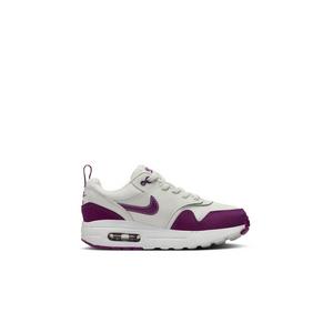 Nike Air Max 1 "Summit White/Viotech/White" Toddler Girls' Shoe