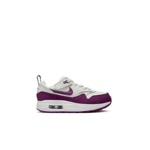 Nike Air Max 1 "Summit White/Viotech/White" Toddler Girls' Shoe