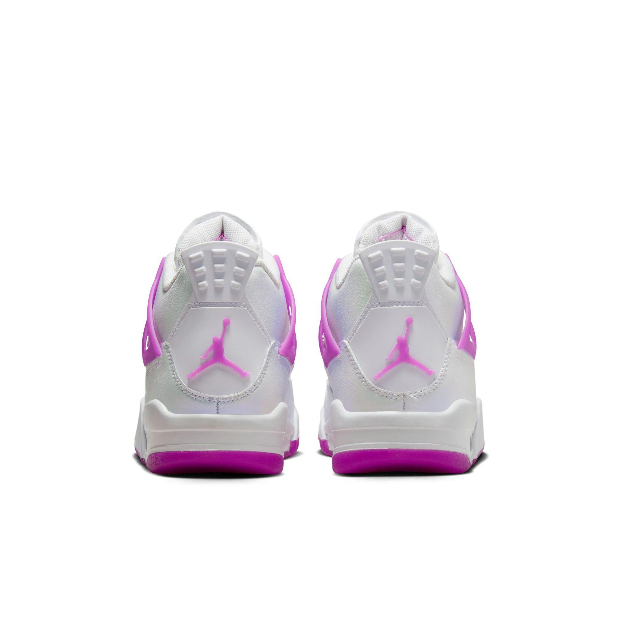 Jordan 4 Retro Grade School Girls' "Hyper Violet" Shoe