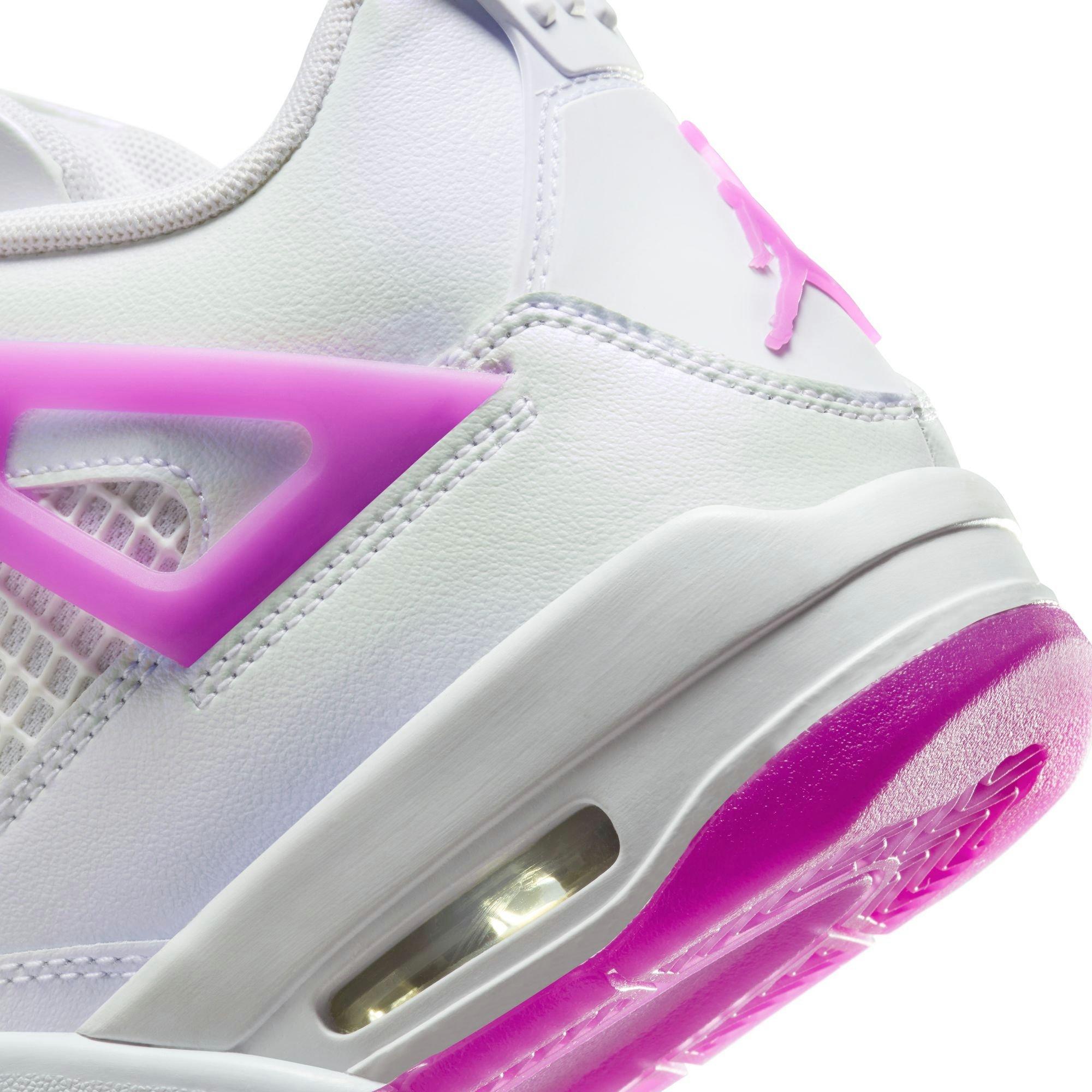 Jordan 4 Retro Grade School Girls' "Hyper Violet" Shoe