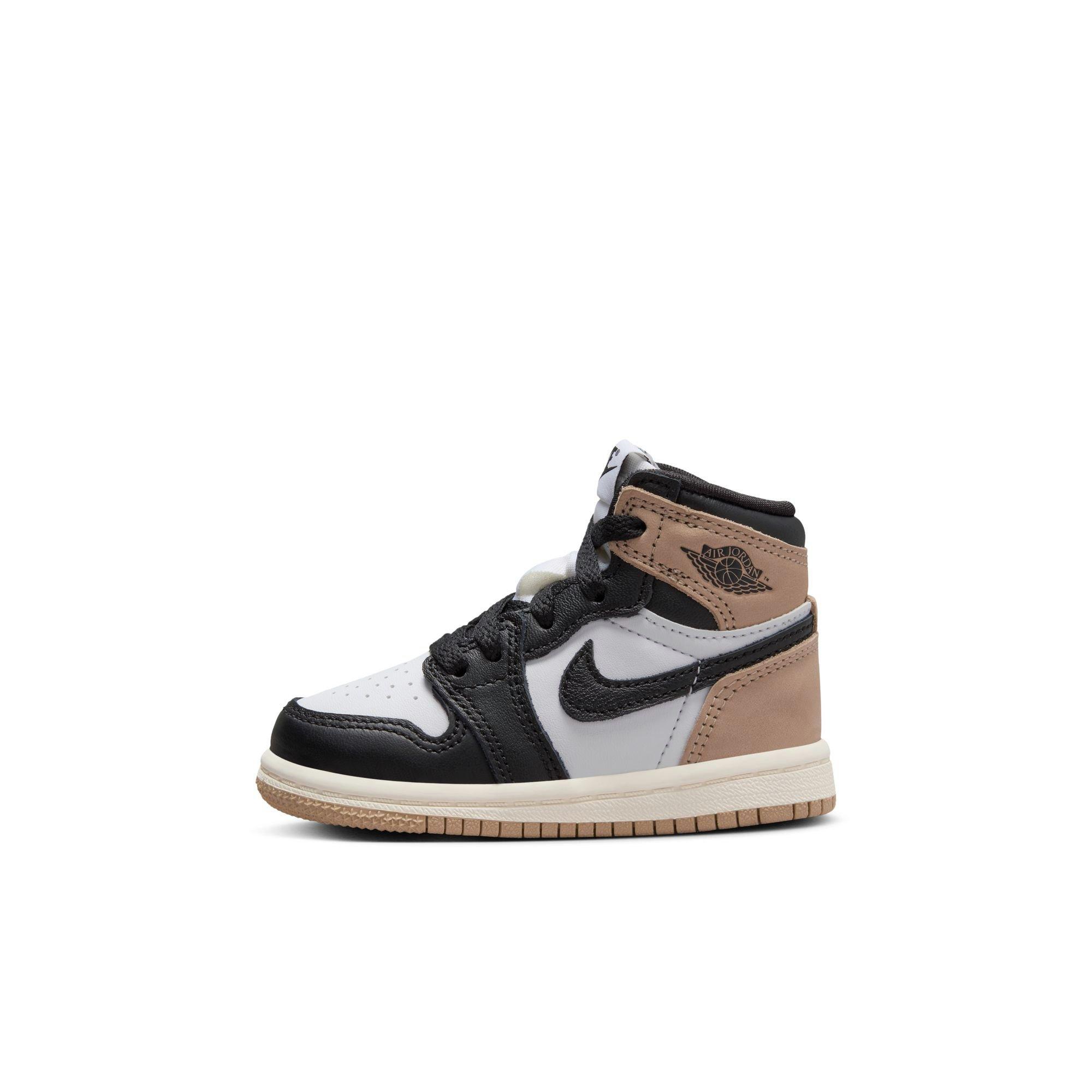 Jordan 1 Retro High OG Toddler Girls' Latte Shoe