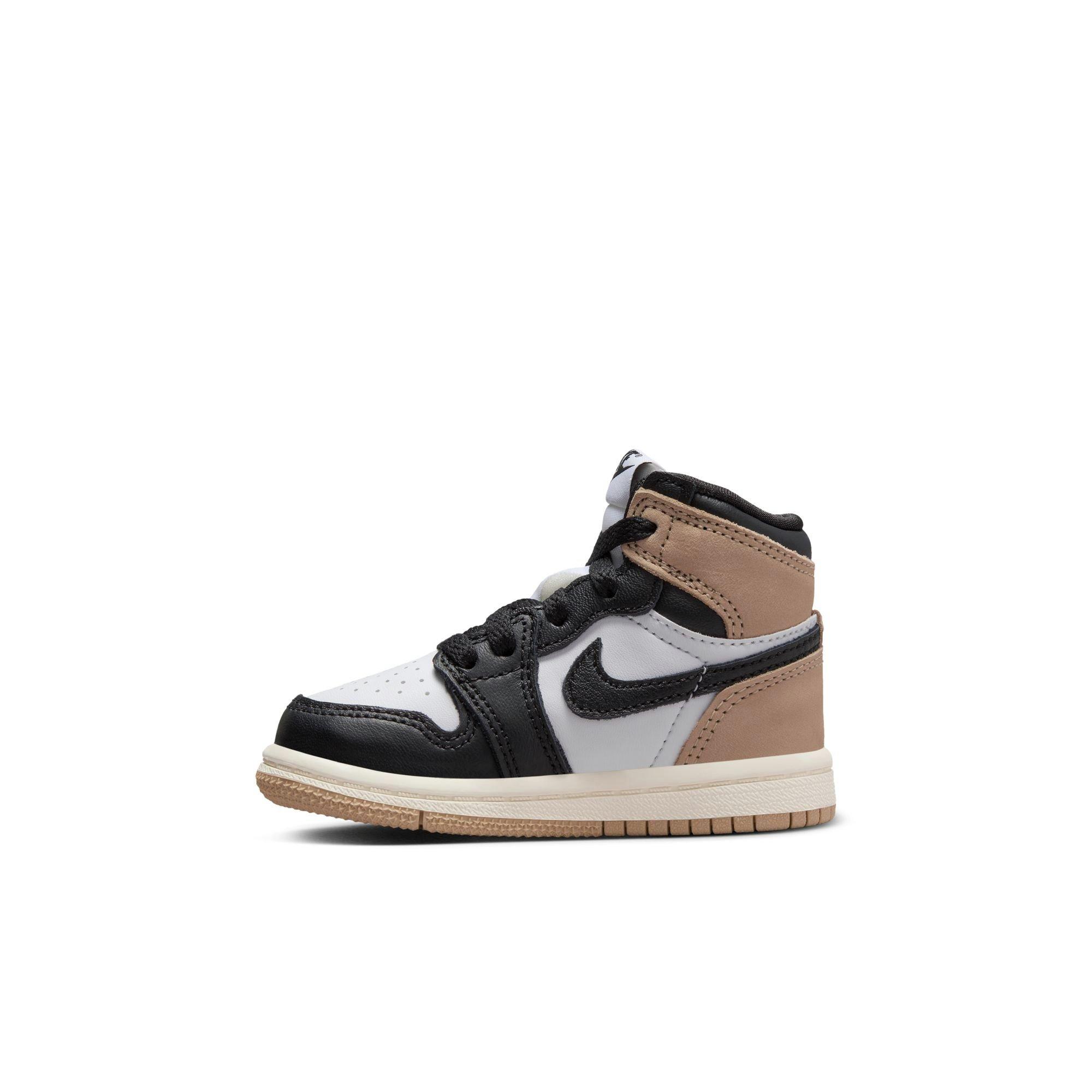 Jordan 1 Retro High OG Toddler Girls' Latte Shoe