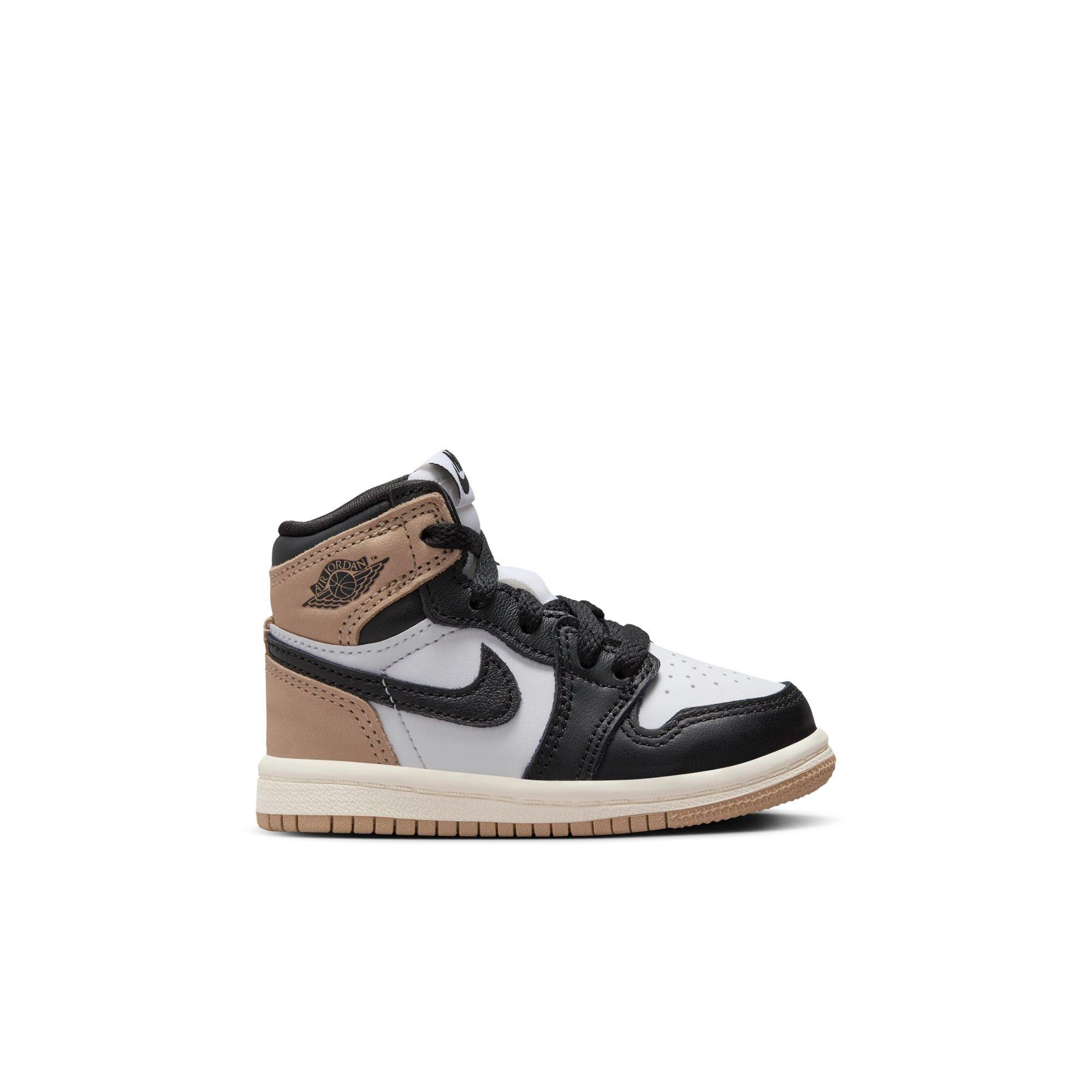 Jordan 1 Retro High OG Toddler Girls' Latte Shoe