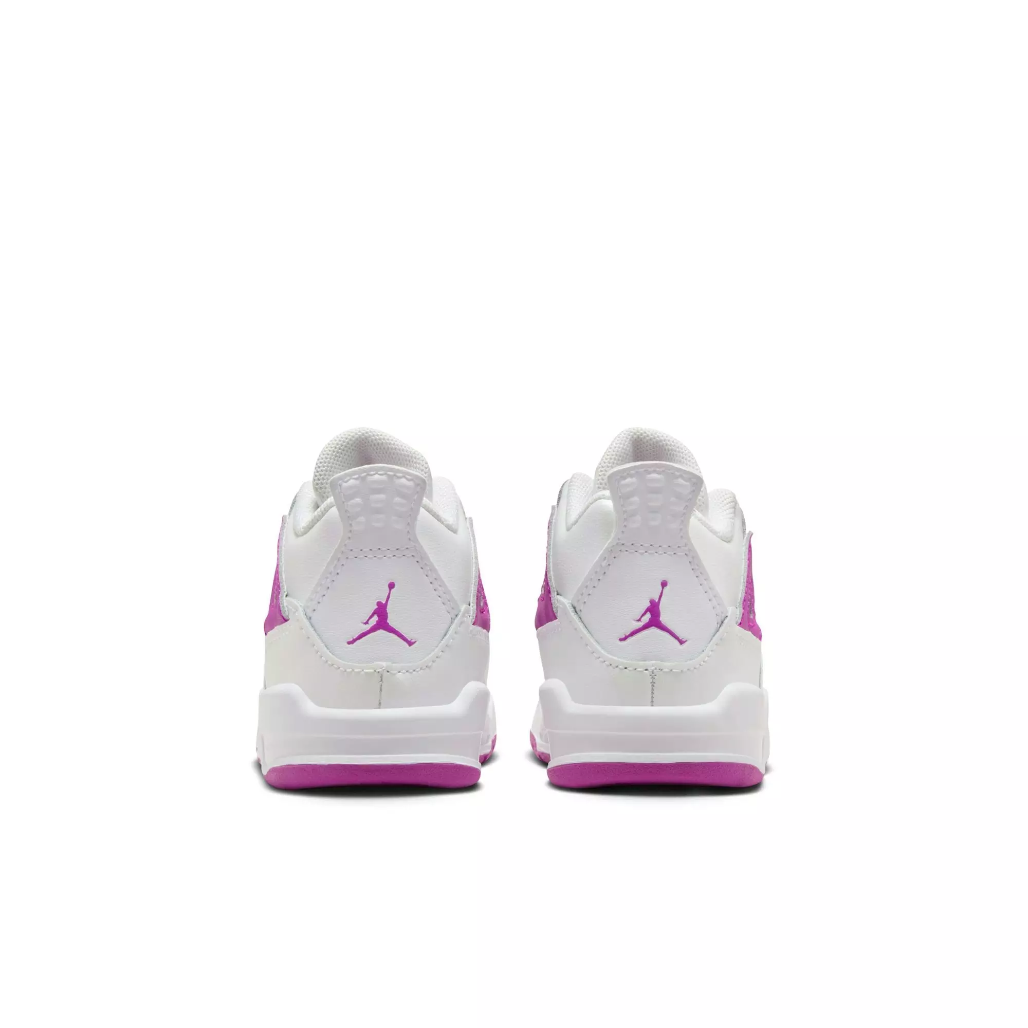 Jordan 4 Retro "Hyper Violet" Toddler Girls' Shoe - WHITE/HYPER VIOLET