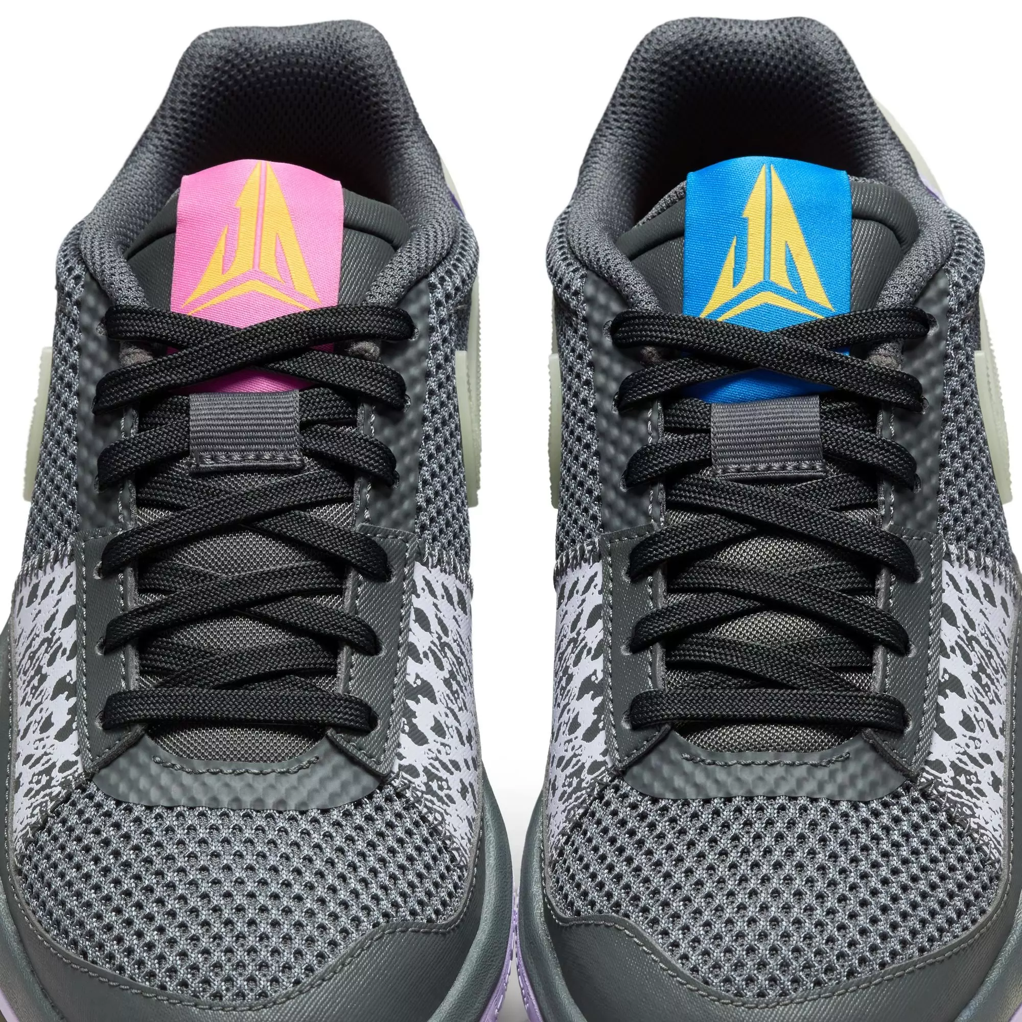 Nike Ja 1 "Night" Grade School Kids' Basketball Shoe - IRON GREY/LILAC BLOOM/PHOTO BLUE