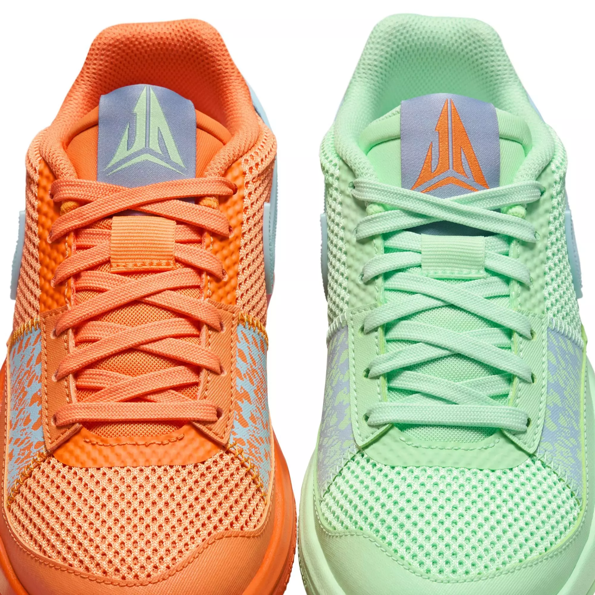 Nike Ja 1 "Bright Mandarin" Grade School Kids' Basketball Shoe - BRIGHT MANDARIN/WHITE/VAPOR GREEN