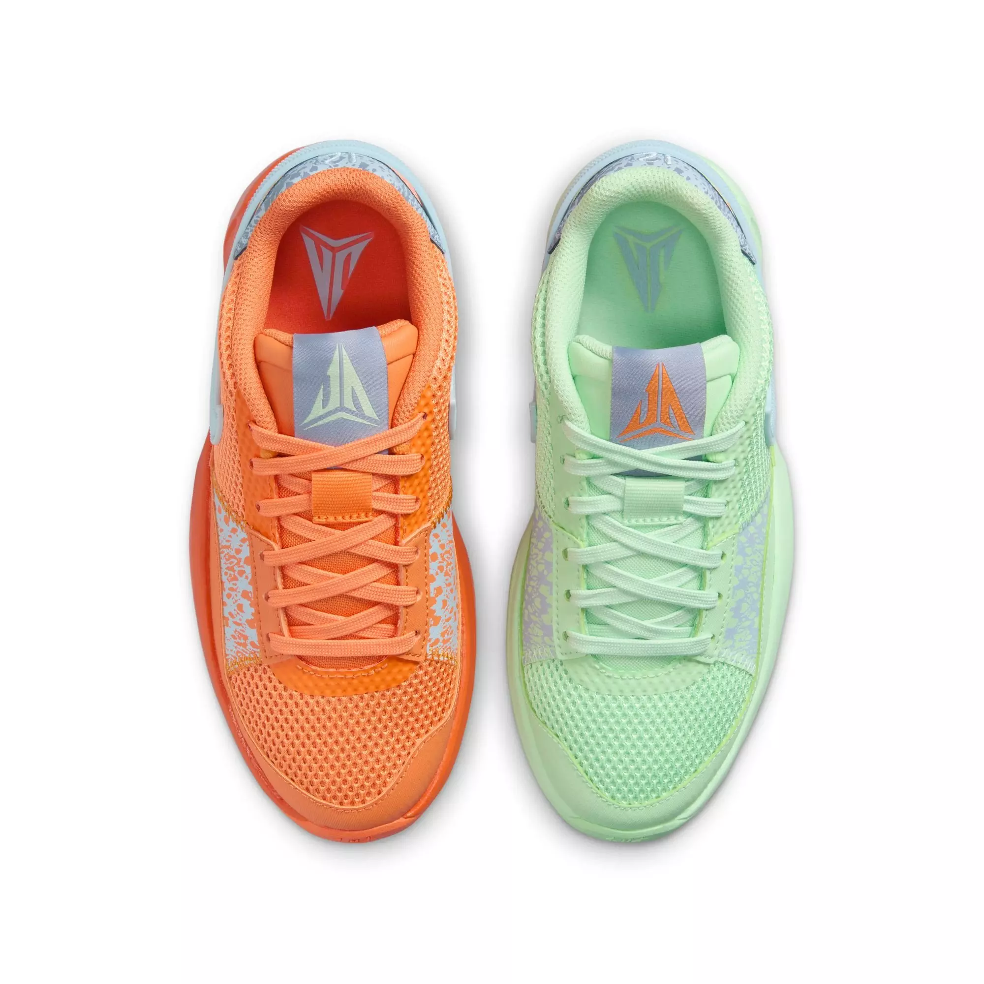 Nike Ja 1 "Bright Mandarin" Grade School Kids' Basketball Shoe - BRIGHT MANDARIN/WHITE/VAPOR GREEN