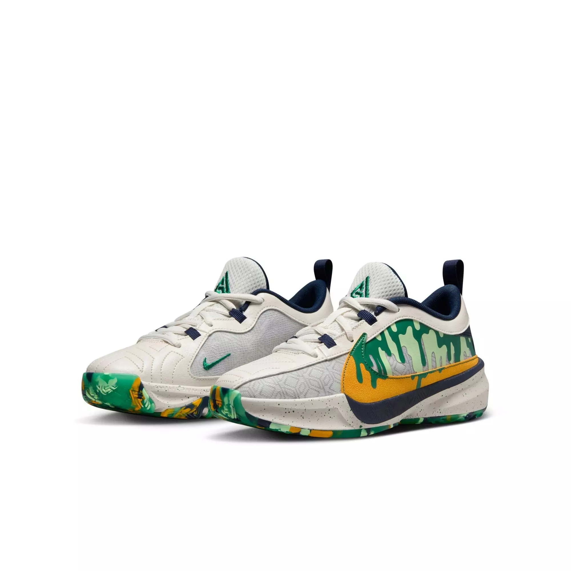 Nike Freak 5 SE "Summer Camp" Grade School Kids' Basketball Shoe - WOLF GREY/UNIVERSITY GOLD/PHANTOM