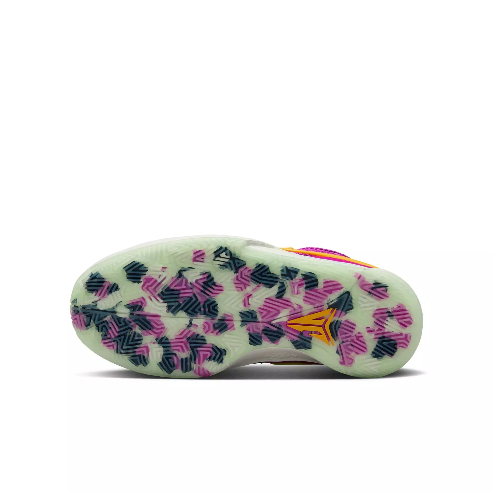 Nike Ja 1 "Summer Camp" Grade School Kids' Basketball Shoe - OBSIDIAN/HYPER VIOLET/UNIVERSITY GOLD