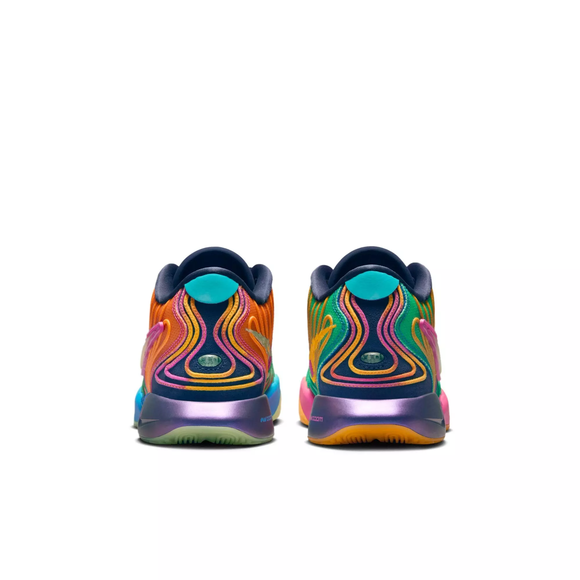 Nike LeBron XXI "Optimism" Grade School Kids' Basketball Shoe - PHOTO BLUE/LASER FUCHSIA/VAPOR GREEN