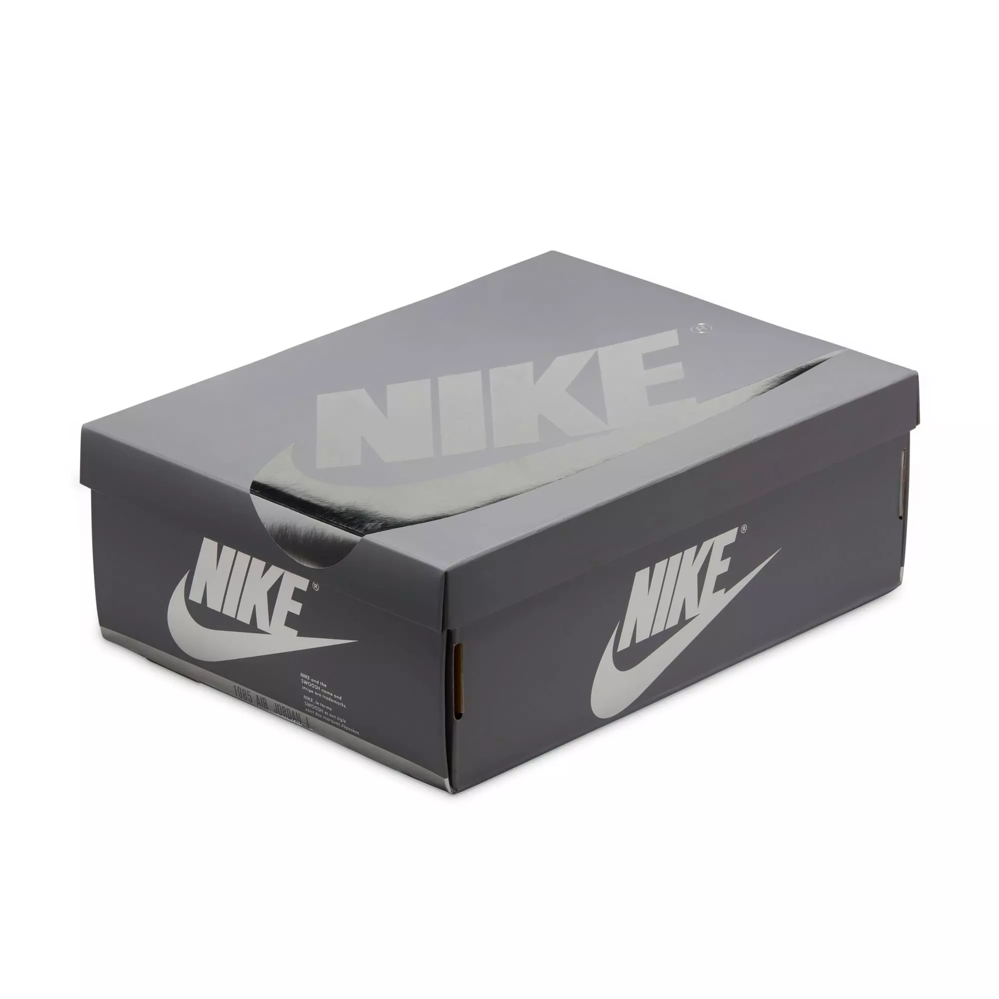 Jordan 1 Retro Low OG "Metallic Silver" Grade School Kids' Shoe - NEUTRAL GREY/METALLIC SILVER/WHITE