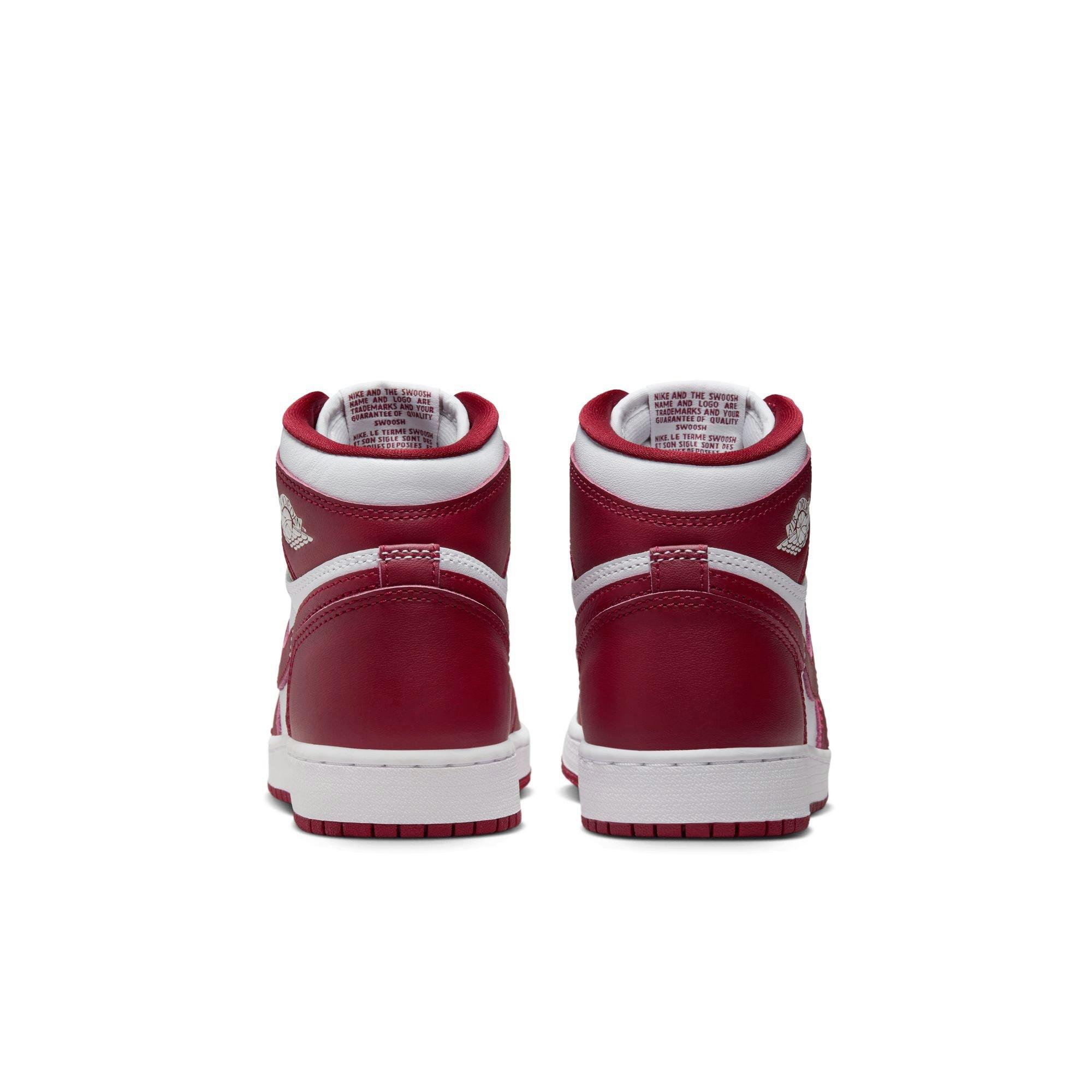 Jordan 1 Retro High OG Grade School Kids' "Artisanal Red" Shoe