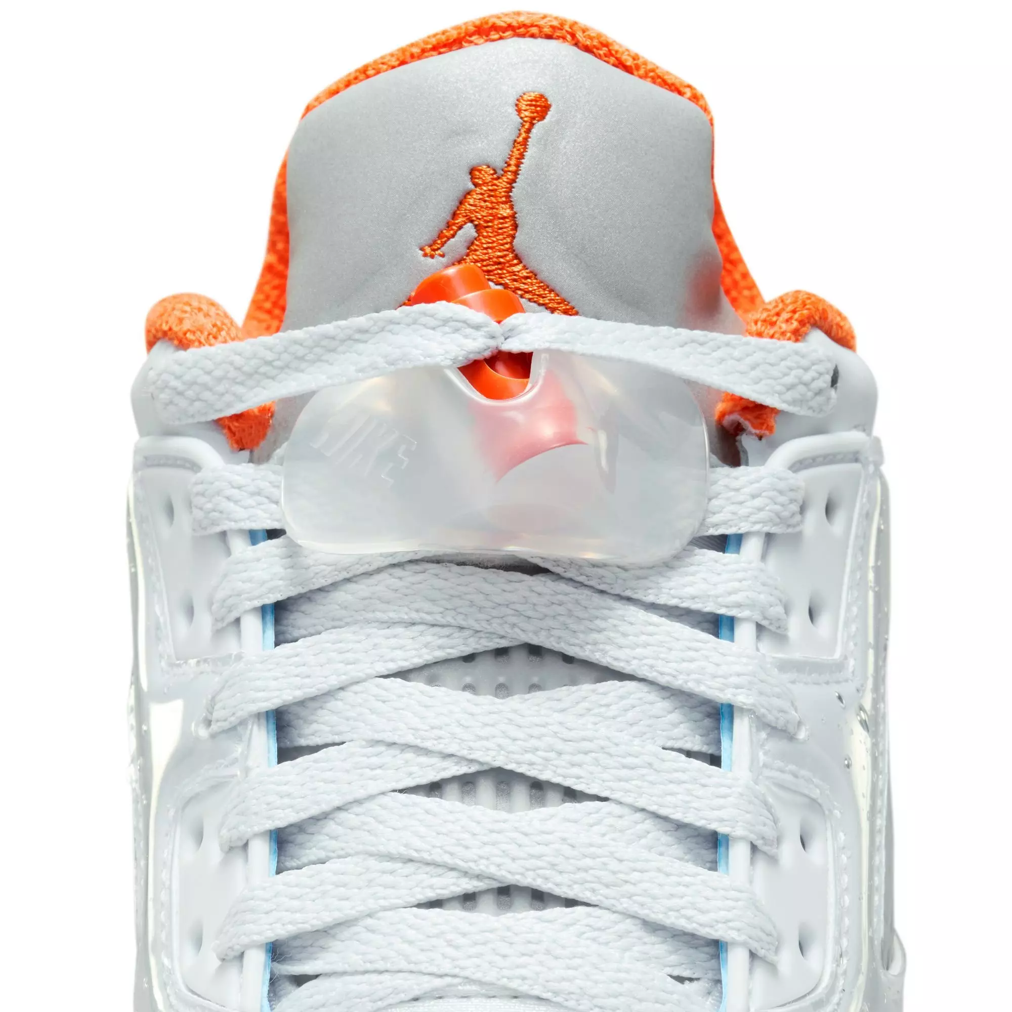 Jordan 5 Retro Low "Hurricanes" Grade School Kids' Shoe - FOOTBALL GREY/BRILLIANT ORNGE/PINE GREEN