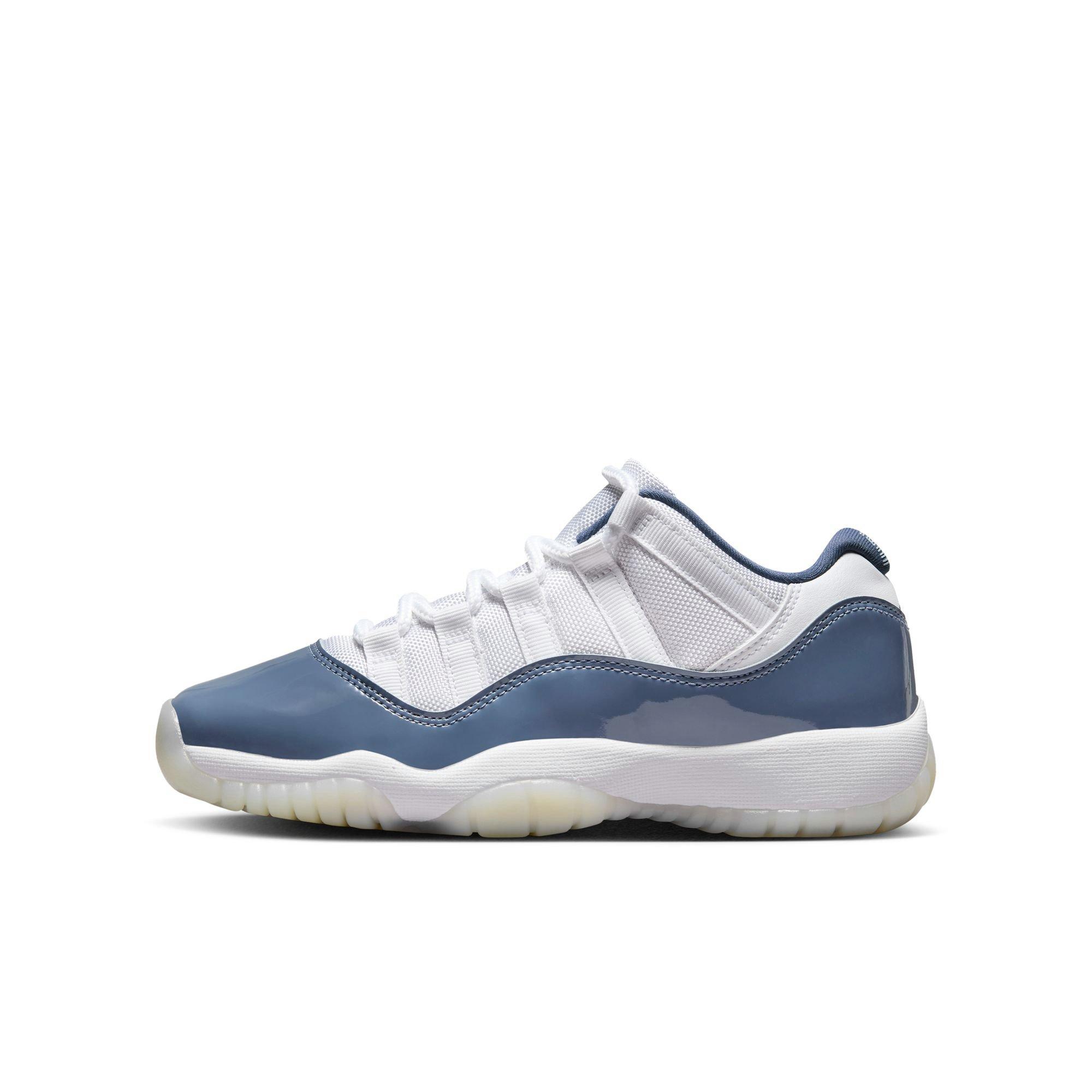 Jordan 11 Retro Low "Diffused Blue" Grade School Kids' Shoe