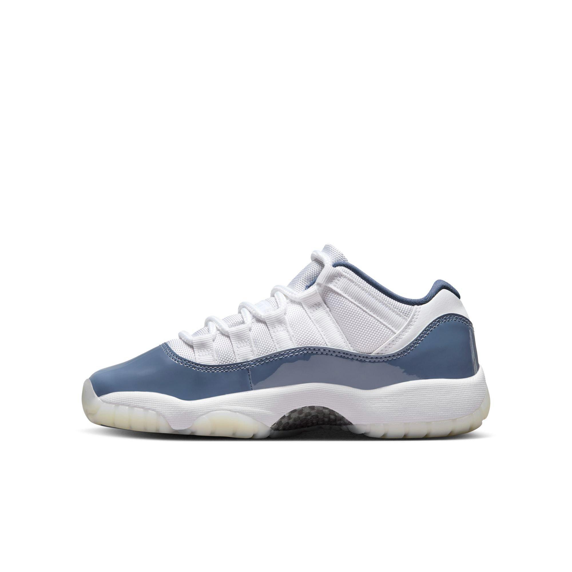 Jordan 11 Retro Low "Diffused Blue" Grade School Kids' Shoe