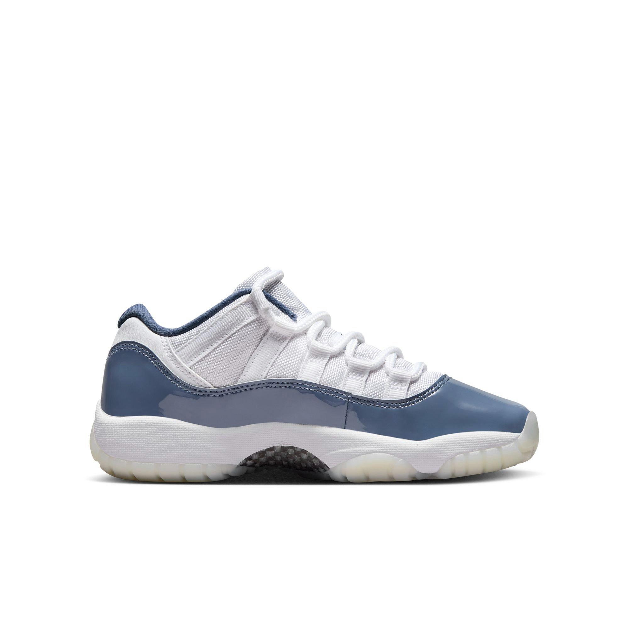 Jordan 11 Retro Low "Diffused Blue" Grade School Kids' Shoe