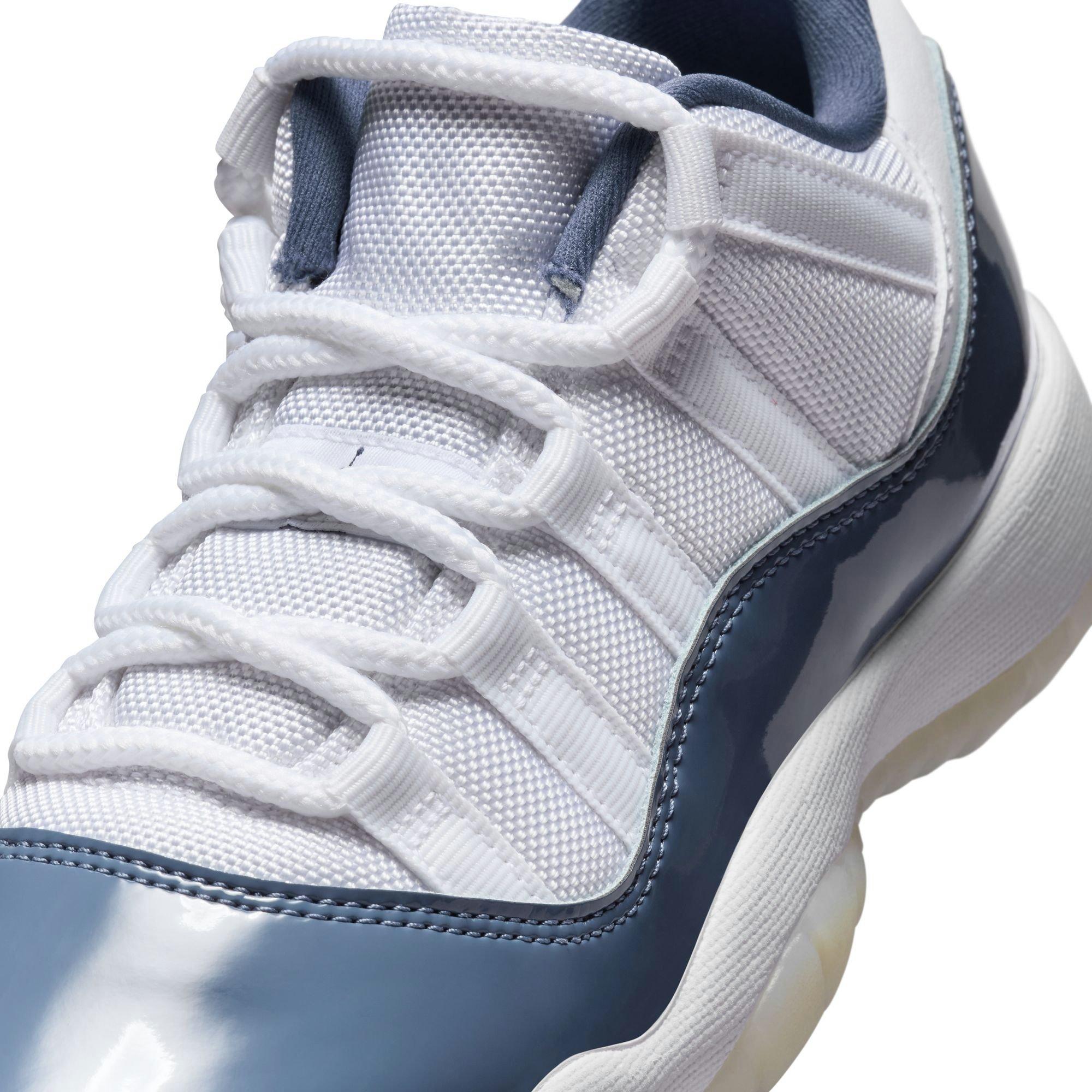 Jordan 11 Retro Low "Diffused Blue" Grade School Kids' Shoe