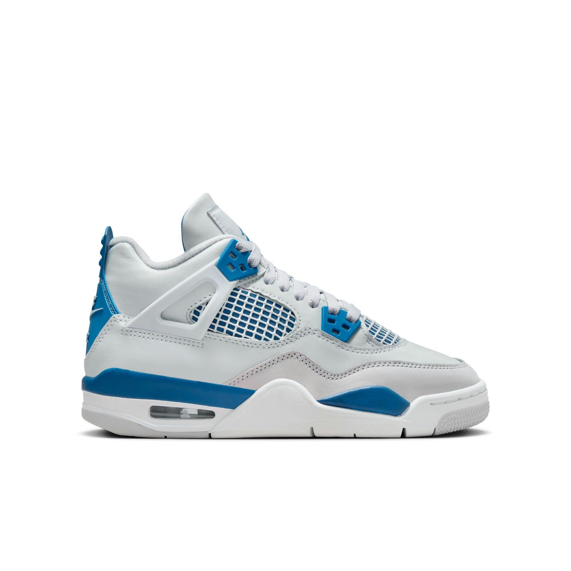 Jordan 4 Retro Grade School Kids' "Industrial Blue" Shoe