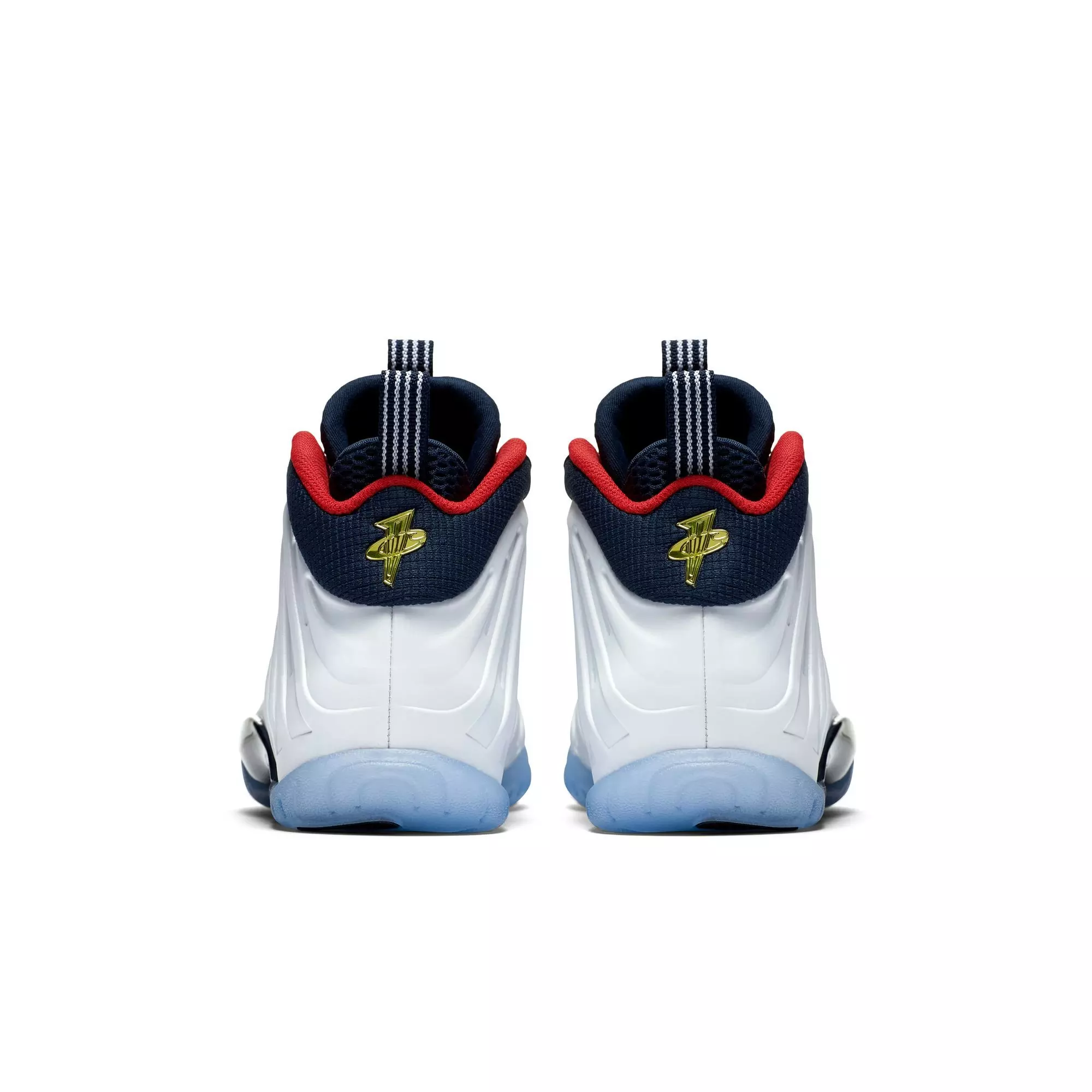 Nike Little Posite One "Obsidian/White/Red" Grade School Kids' Shoe - NAVY/RED/WHITE