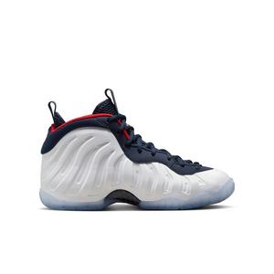 Nike Little Posite One "Obsidian/White/Red" Grade School Kids' Shoe