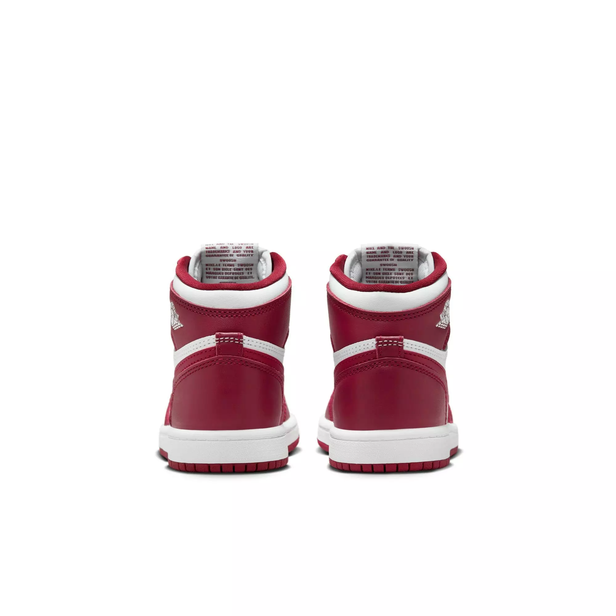 Jordan 1 Retro High OG "Artisanal Red" Preschool Kids' Shoe - WHITE/TEAM RED