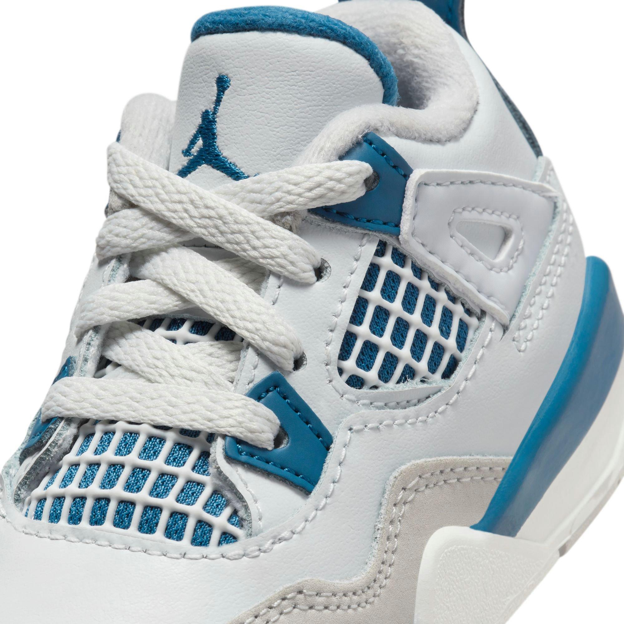 Jordan 4 Retro Industrial Blue Toddler Kids Shoe Hibbett